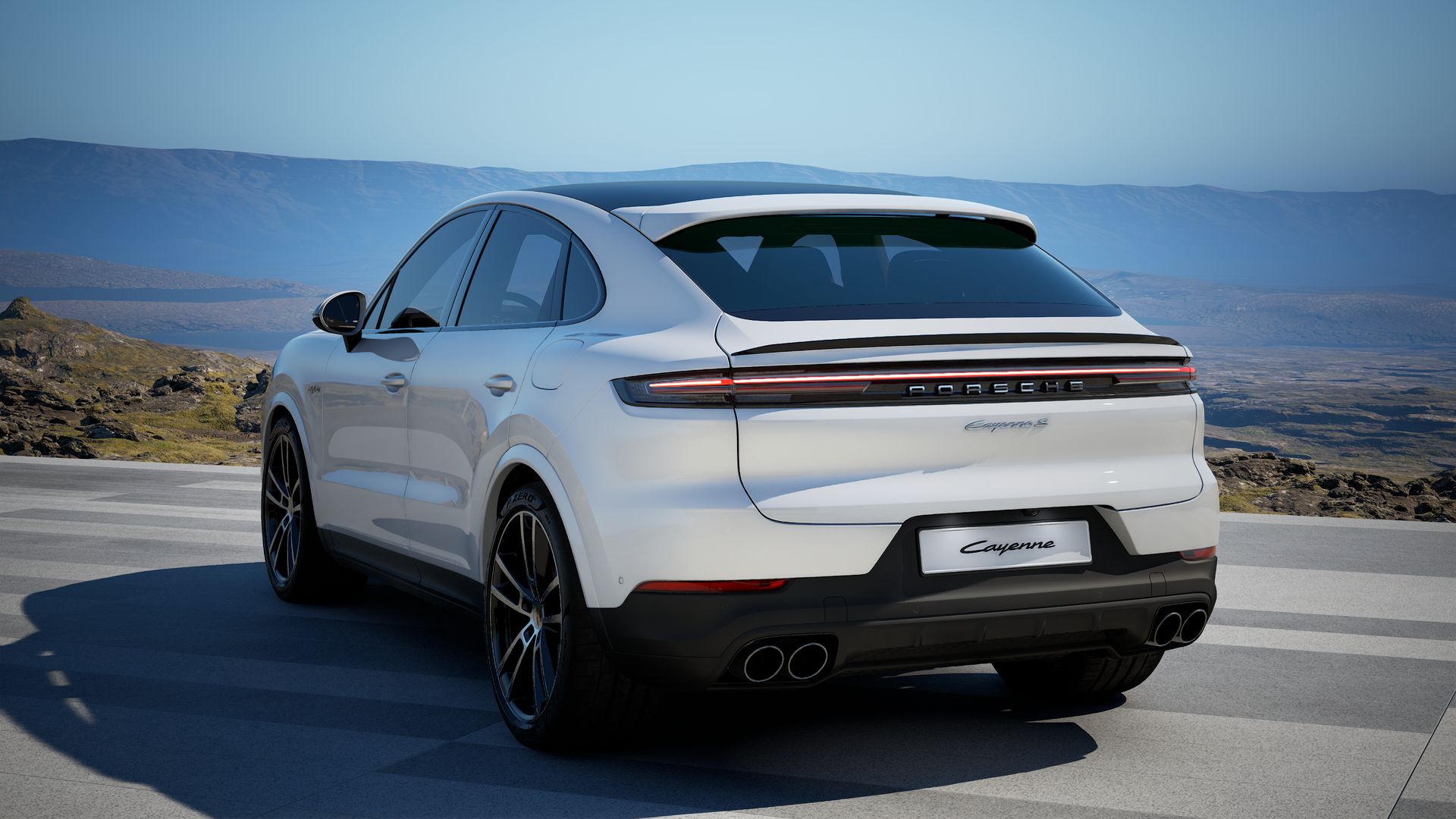 Cayenne S E-Hybrid Coupé vista posterior 