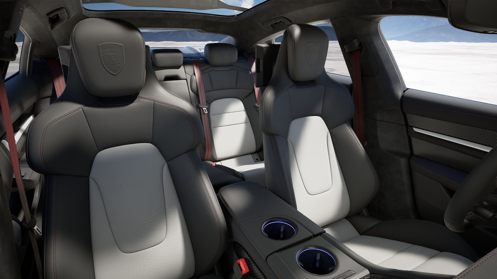 Taycan Turbo vista interior