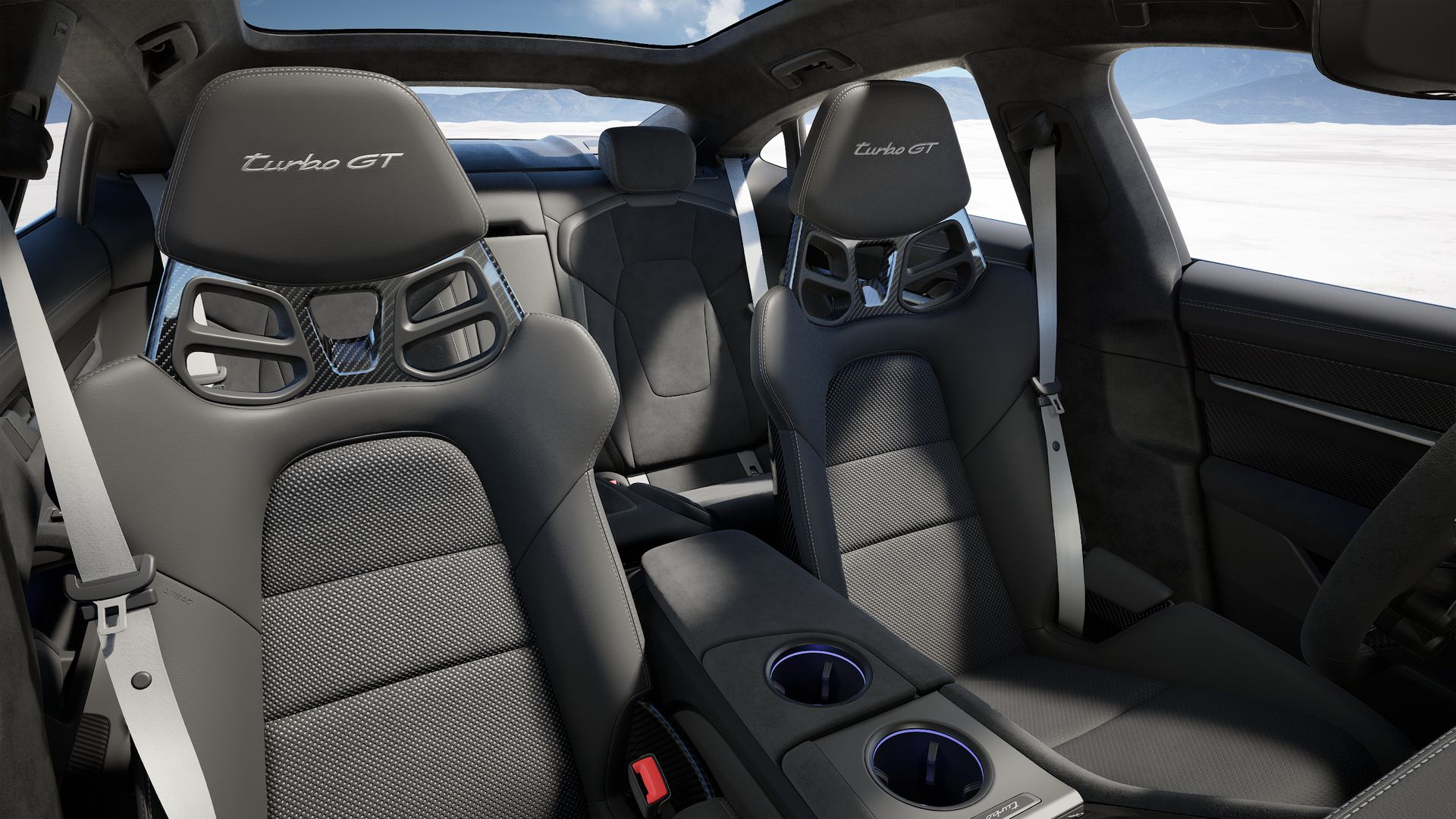 Taycan Turbo GT vista interior