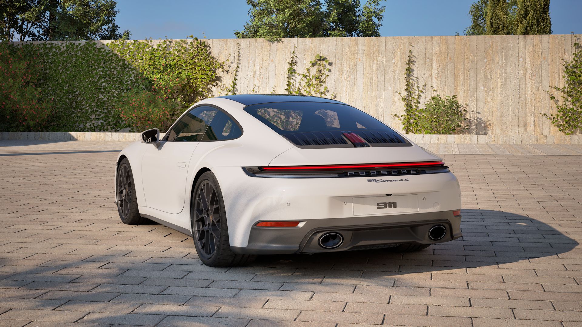 911 Carrera 4S vista posterior.