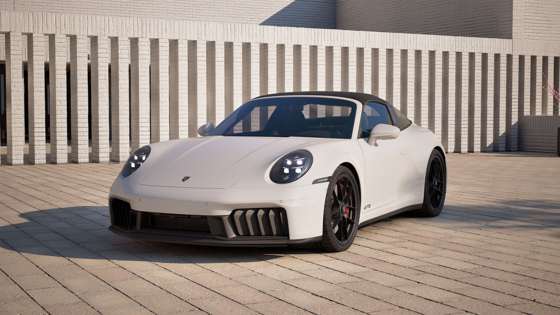 911 Targa 4 GTS vista frontal.