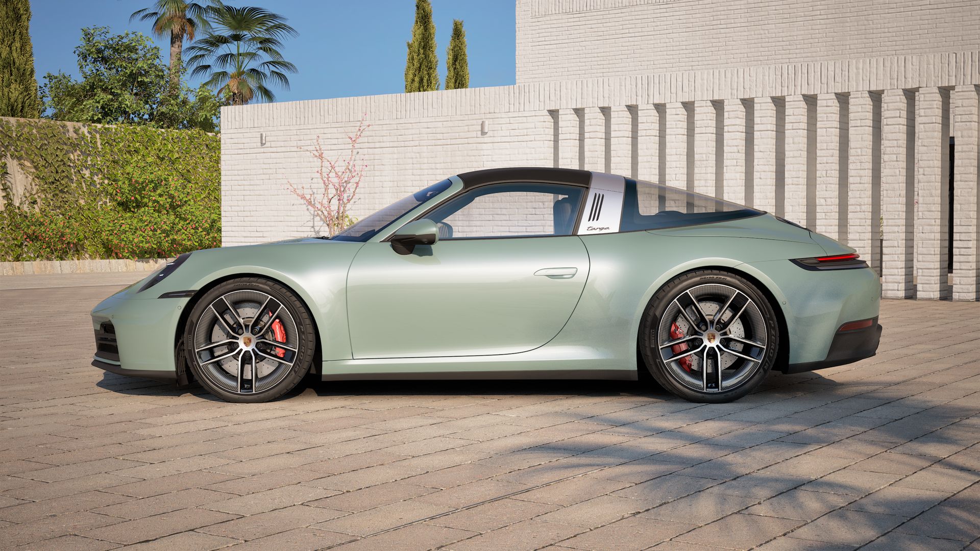 911 Targa 4S vista lateral.