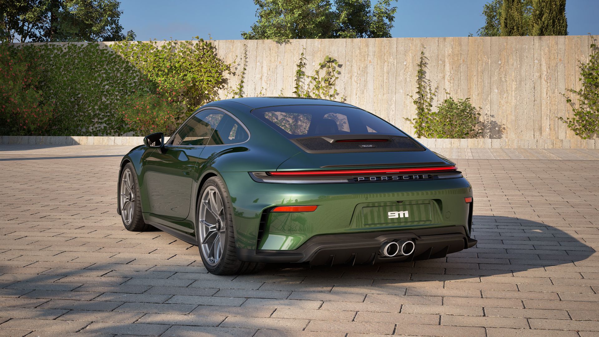 911 GT3 Touring vista posterior.