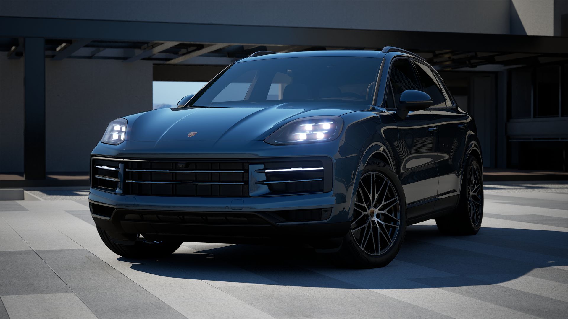 Cayenne vista frontal.