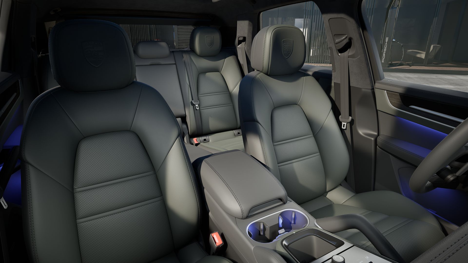 Cayenne E-Hybrid vista interior.