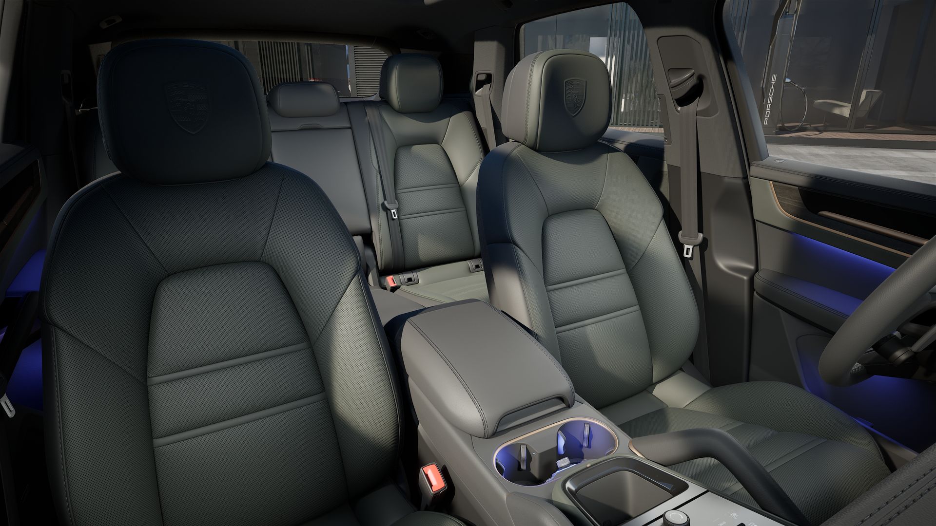 Cayenne S vista interior.