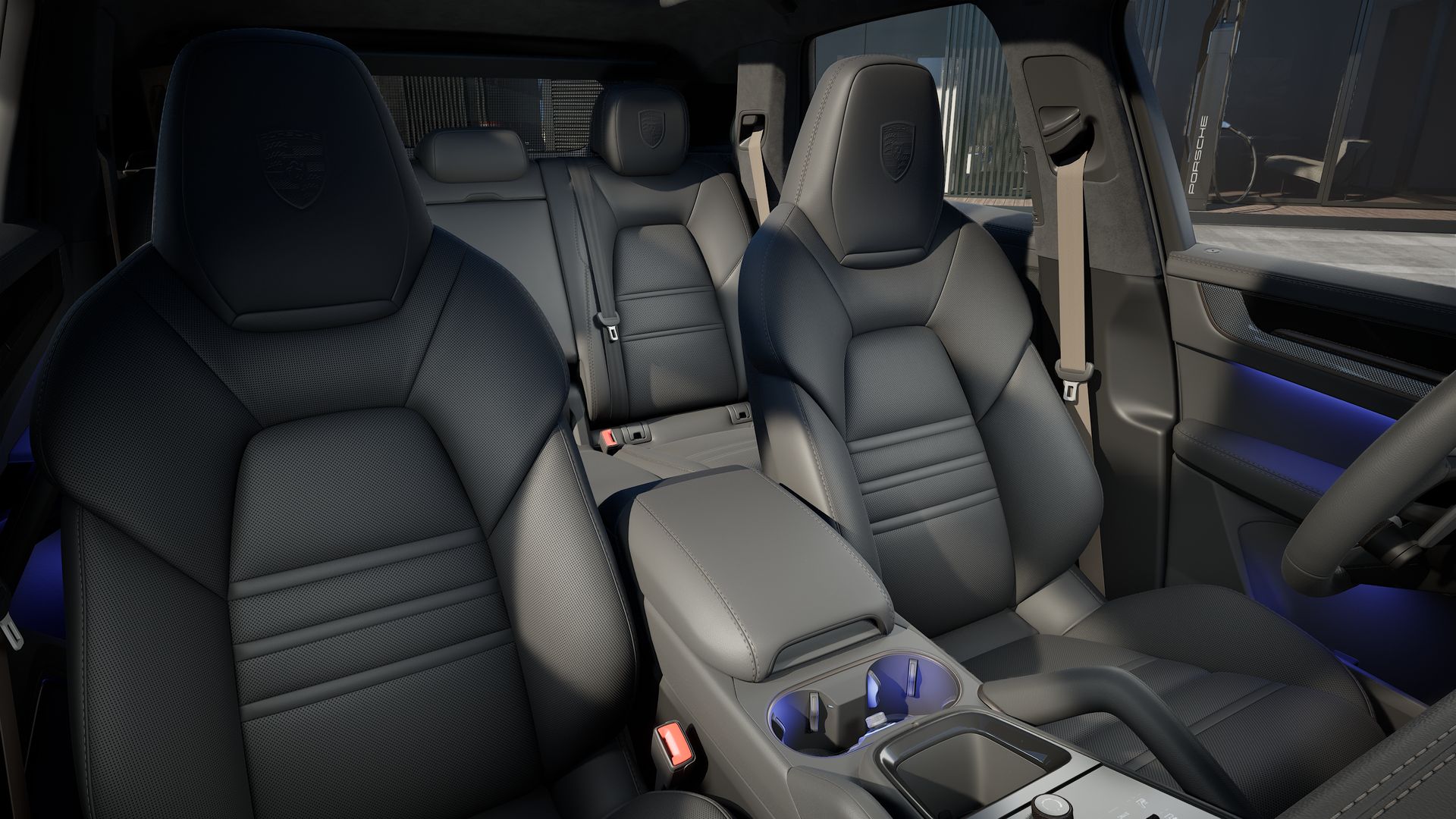 Cayenne Turbo E-Hybrid vista interior.