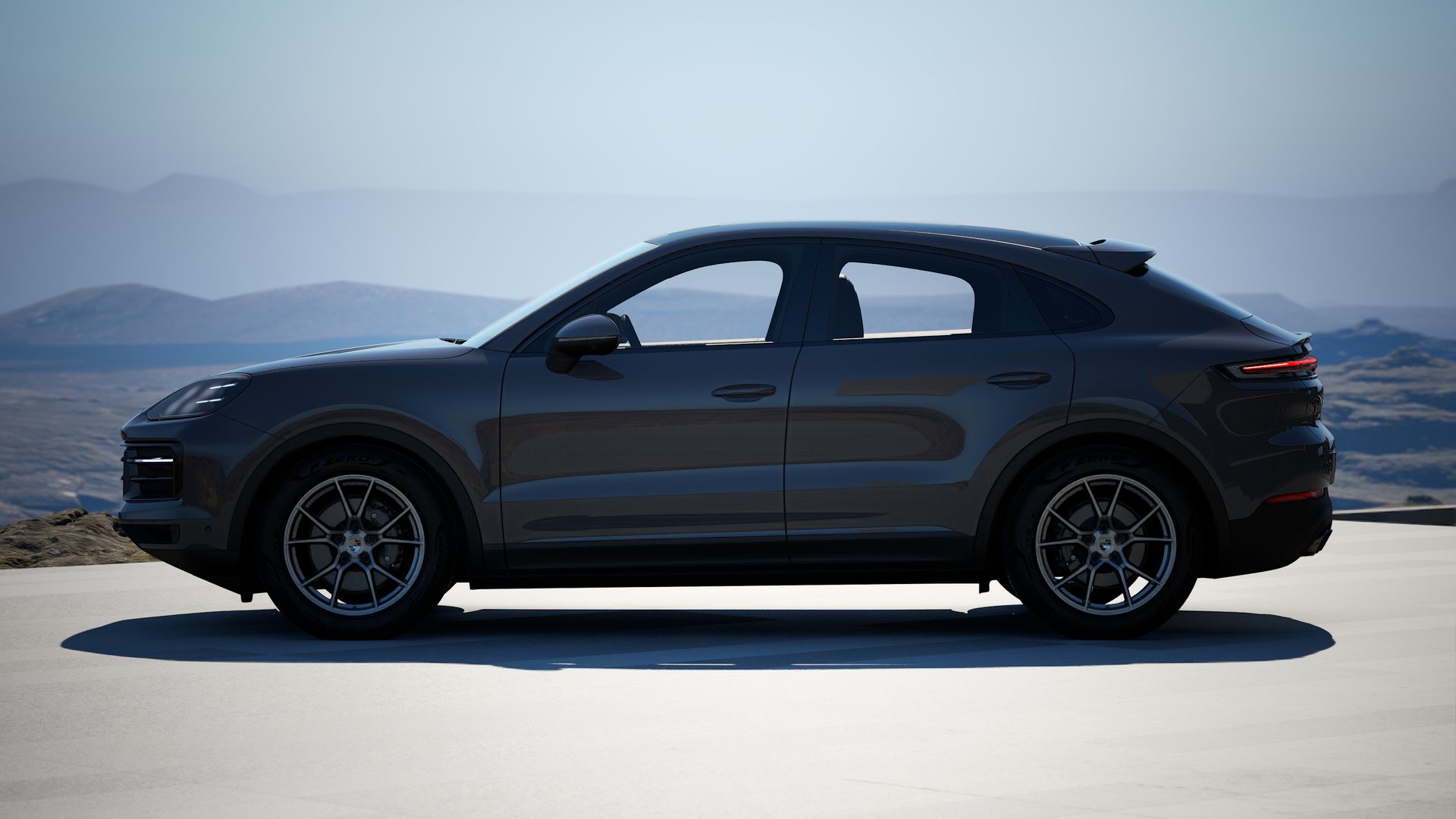 Cayenne Coupe vista lateral.