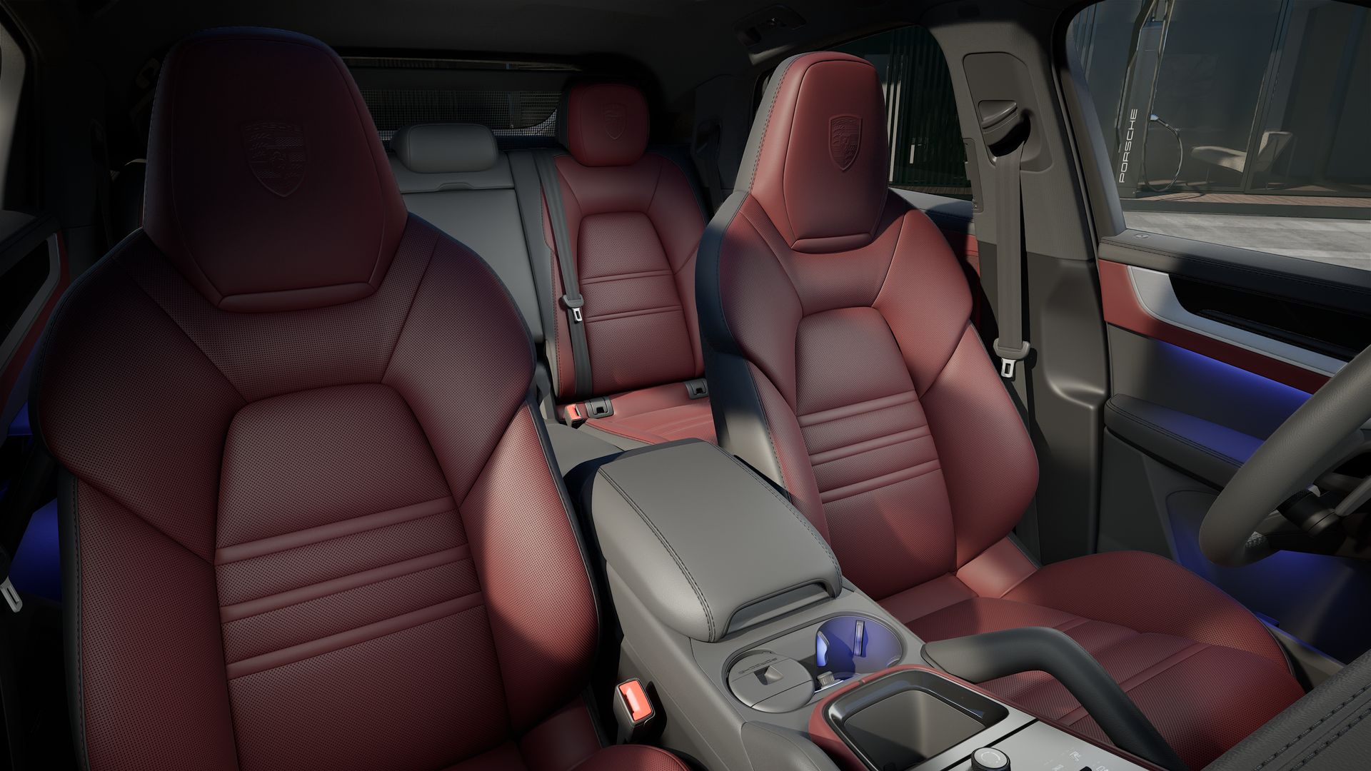 Cayenne E-Hybrid Coupe vista interior.
