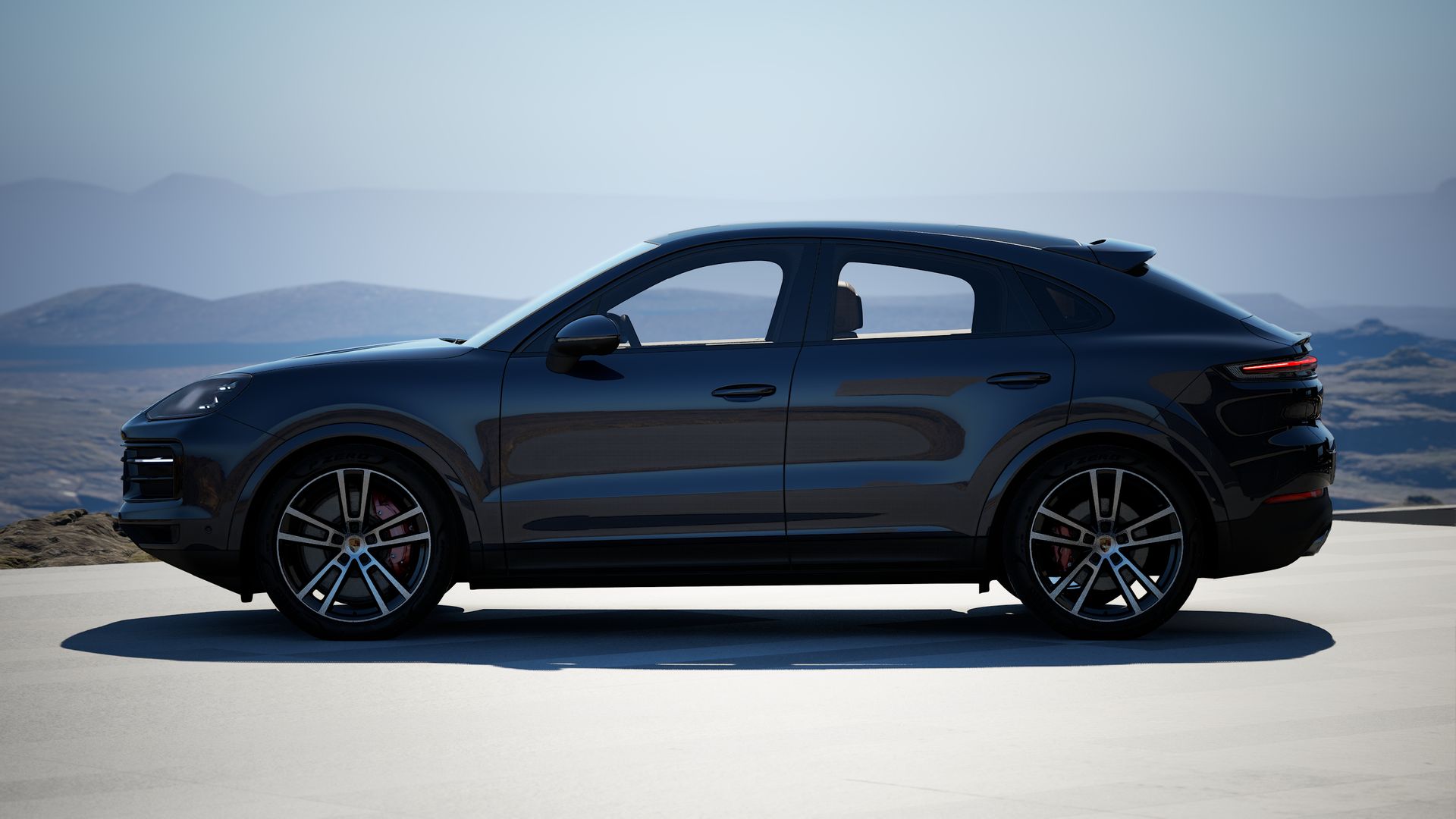 Cayenne S Coupe vista lateral.