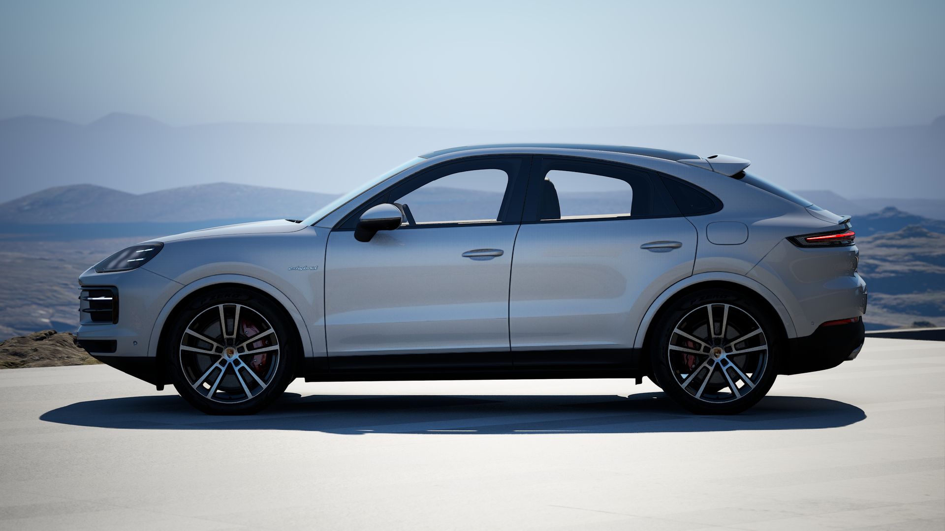 Cayenne S E-Hybrid Coupe vista lateral.