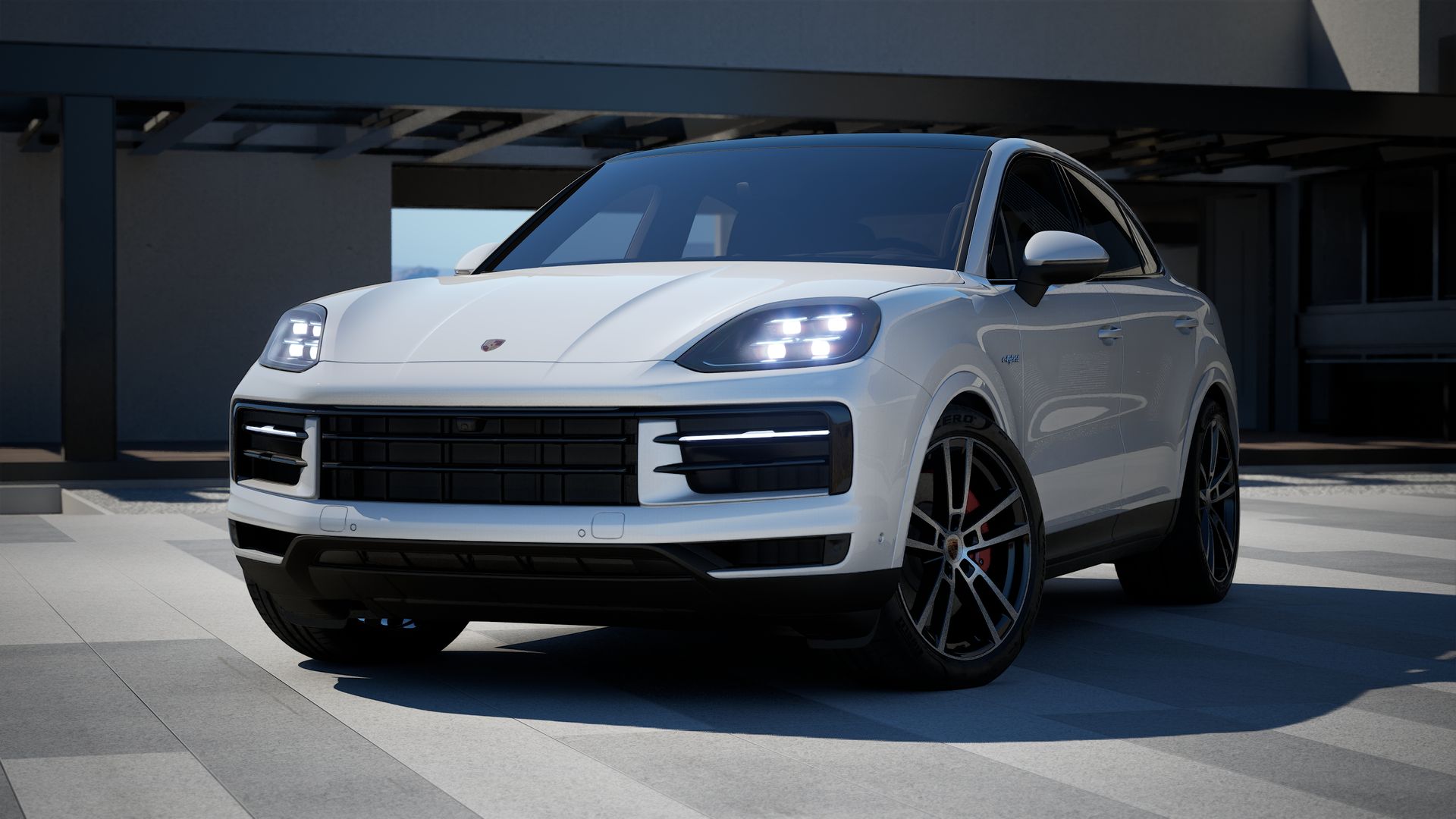 Cayenne S E-Hybrid Coupe vista frontal.