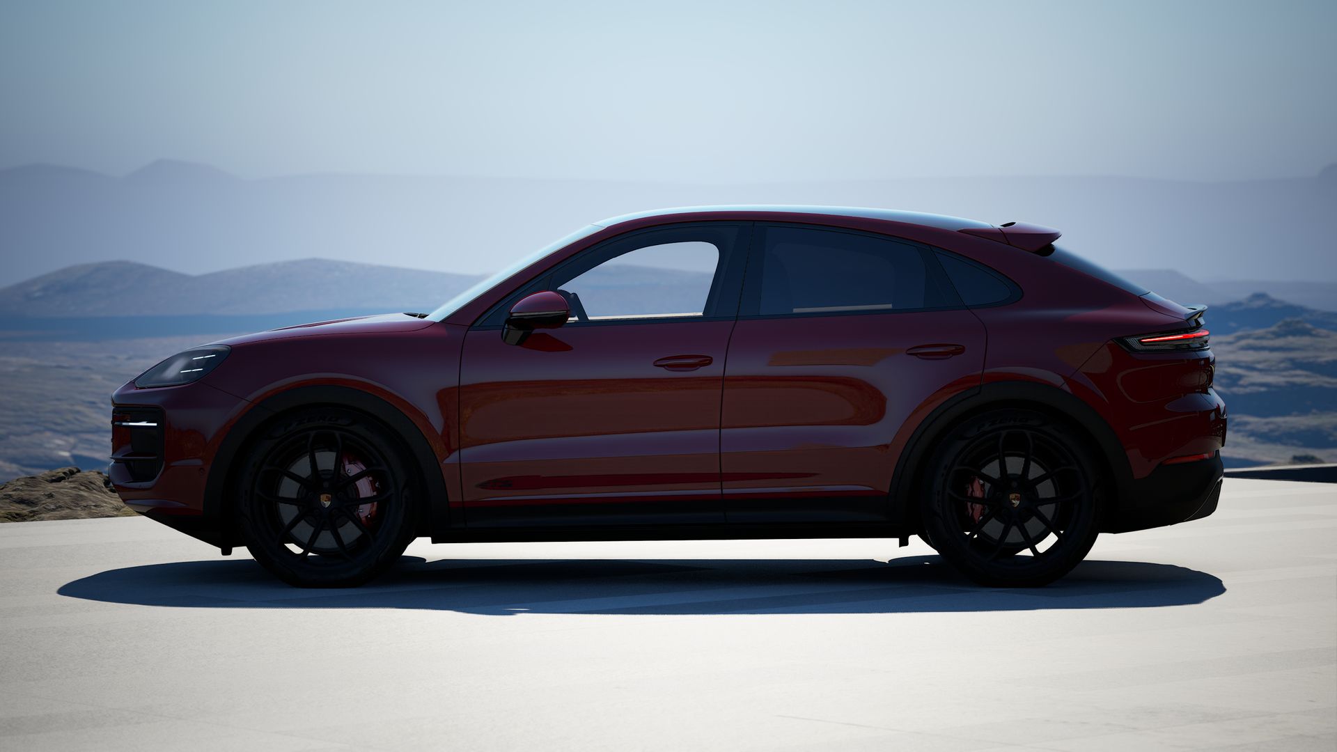 Cayenne GTS Coupe vista lateral.