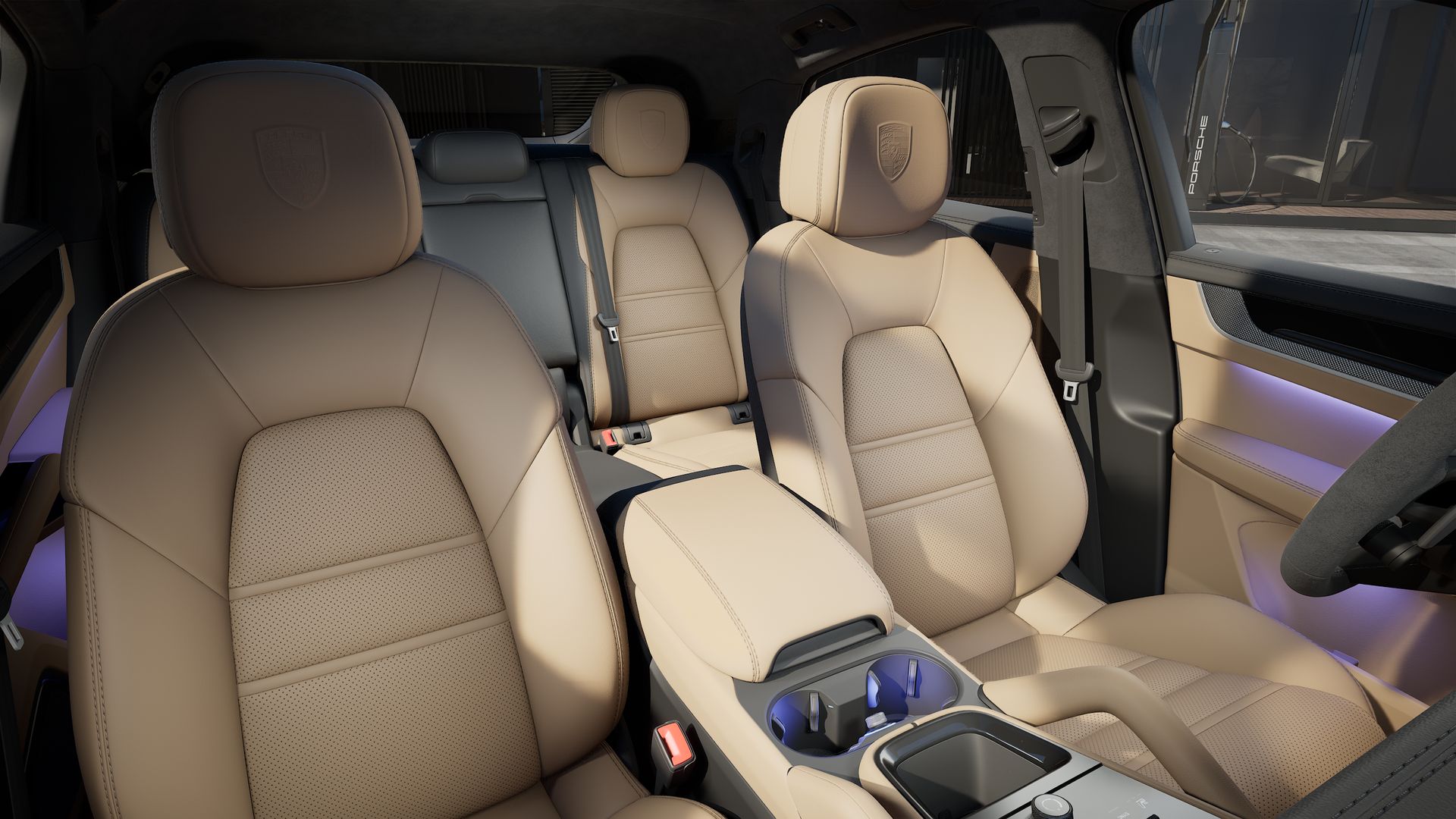 Cayenne Turbo E-Hybrid Coupe vista interior.