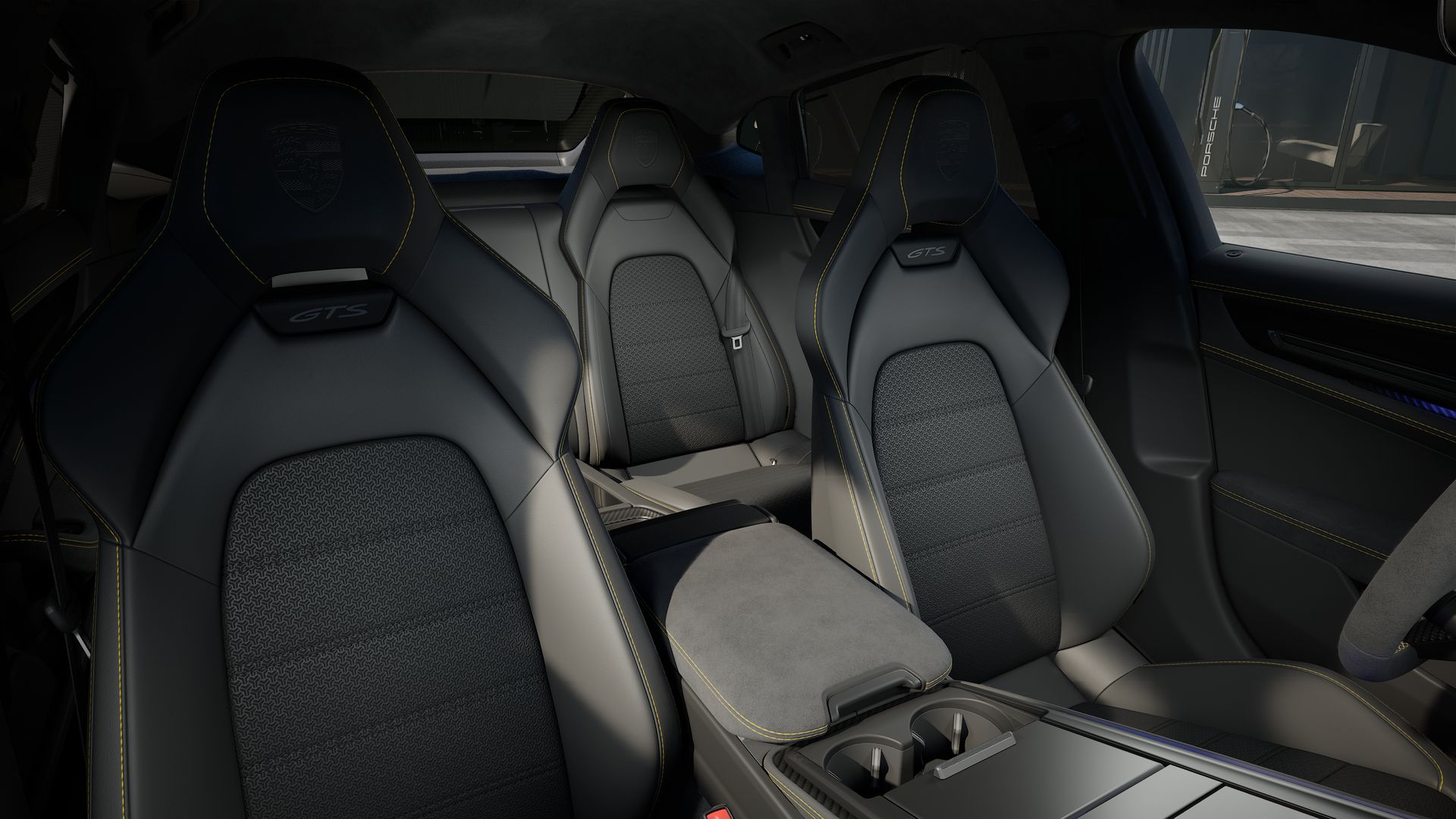 Panamera GTS vista interior.