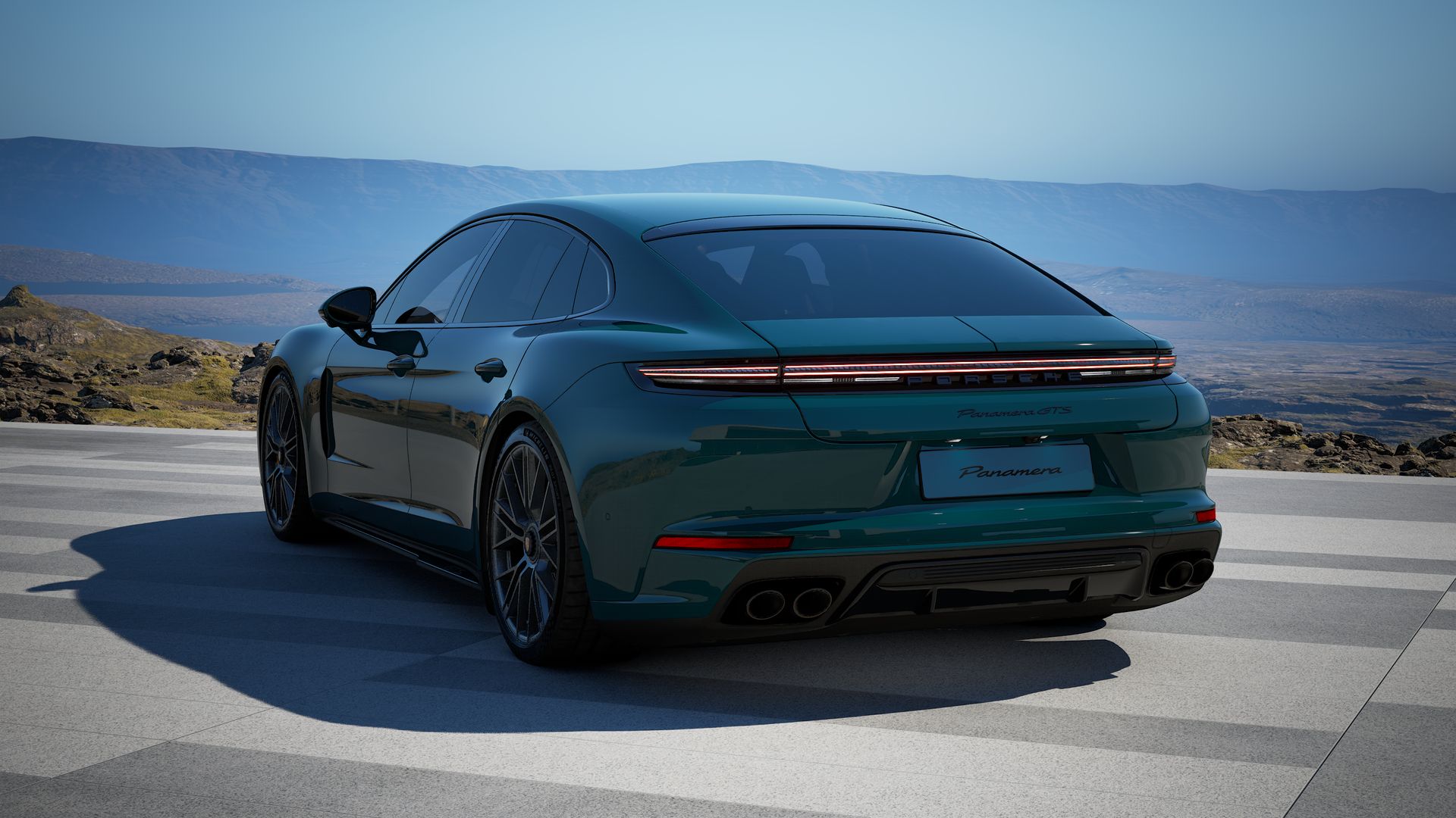 Panamera GTS vista posterior.