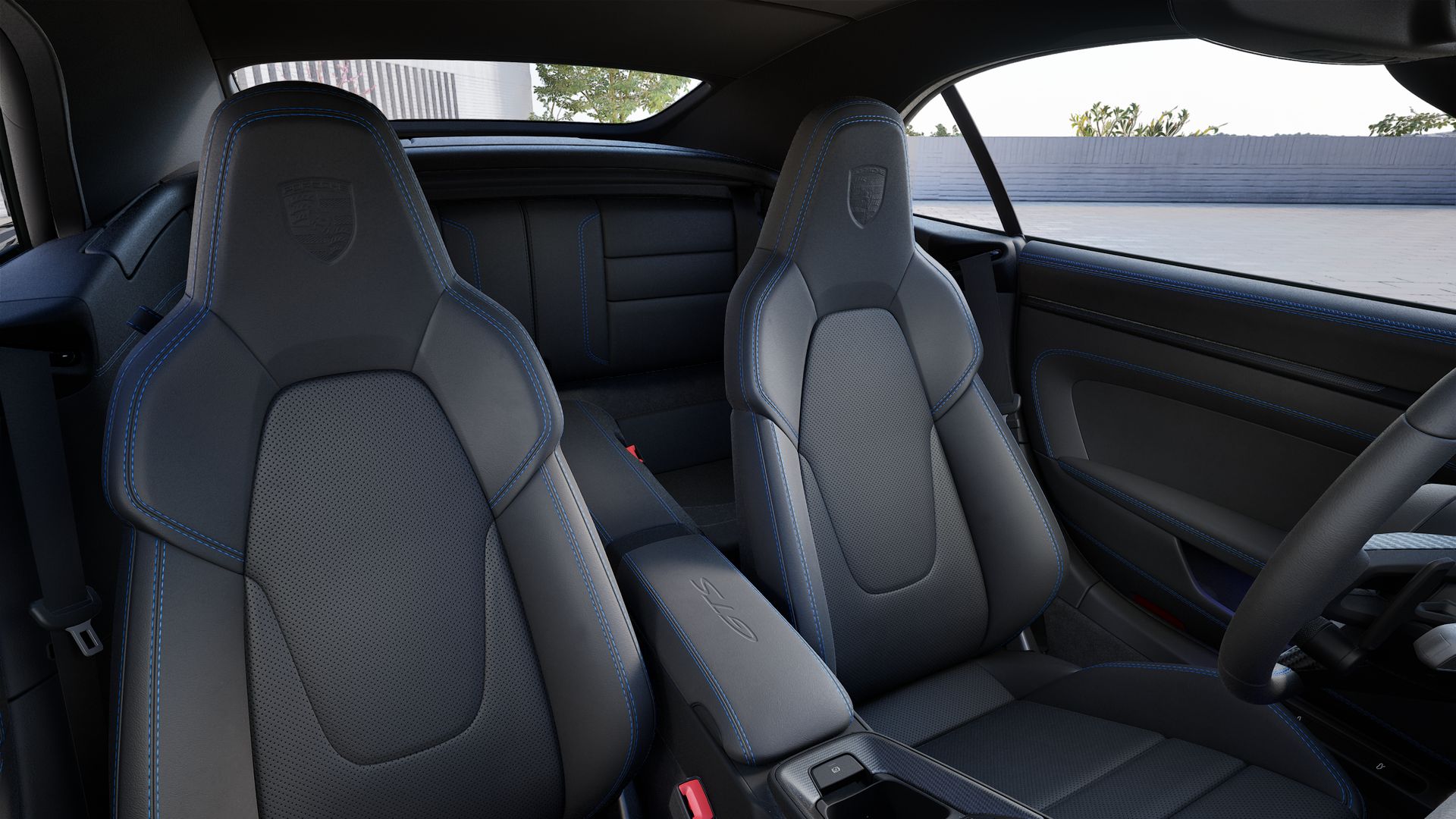 Vista interior do 911 Carrera GTS Cabriolet 