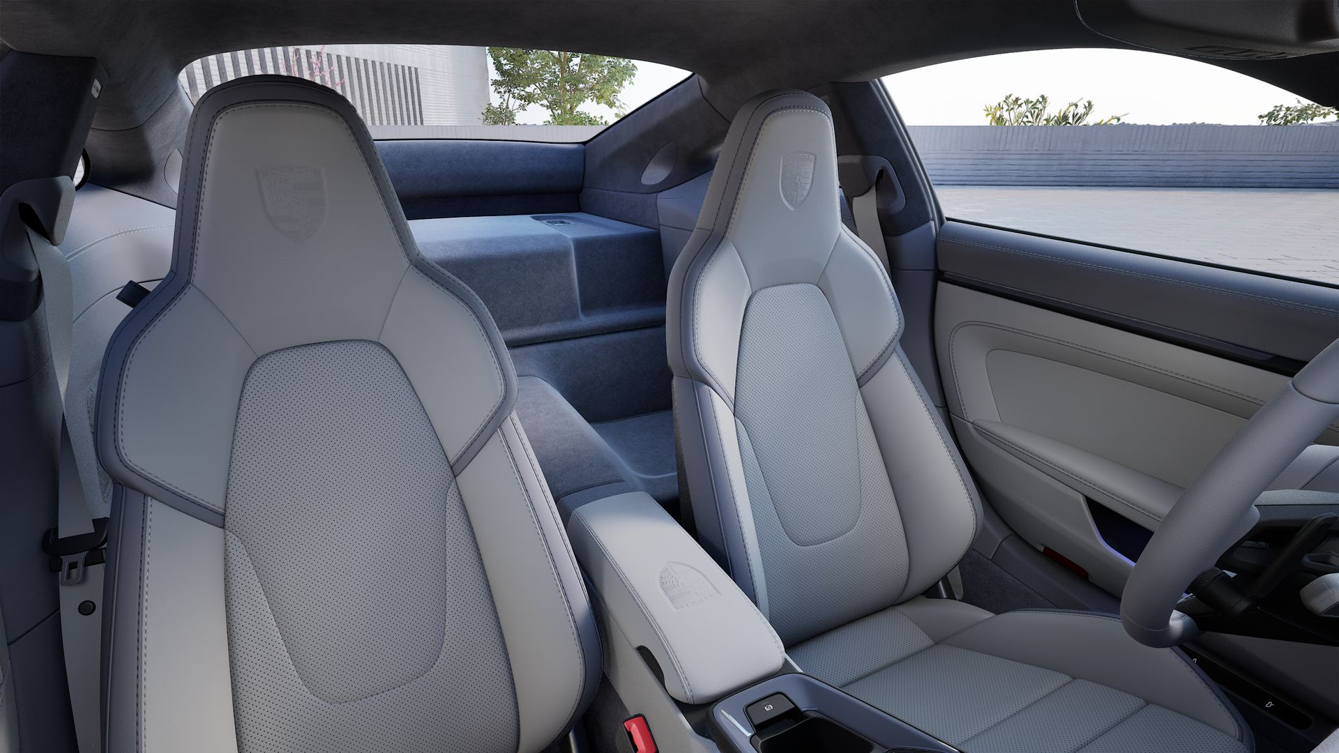 Vista interior do 911 Carrera 4 GTS 