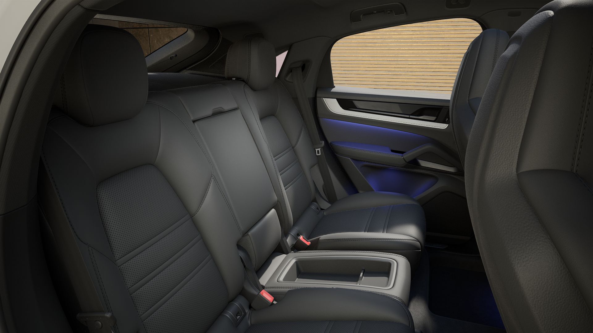 Vista interior do Cayenne E-Hybrid Coupé