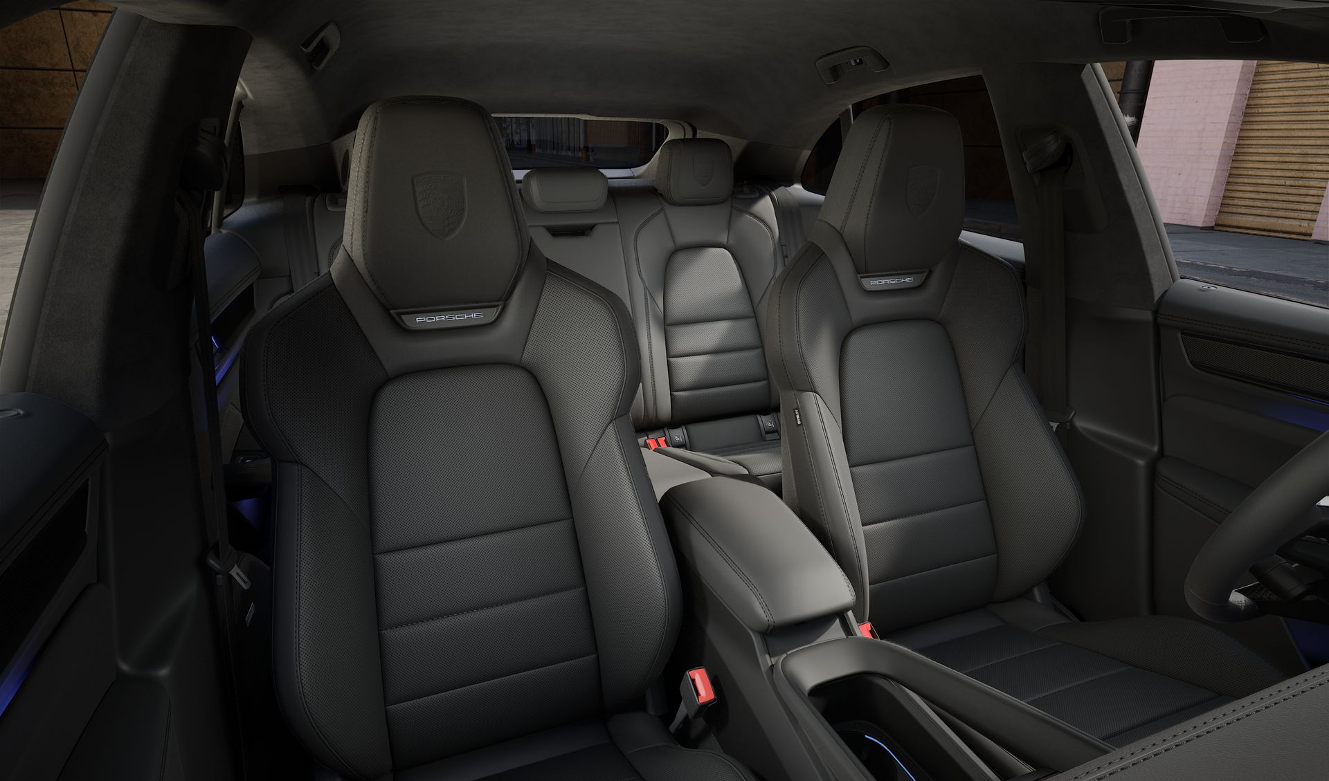 Vista interior do Macan 4S 