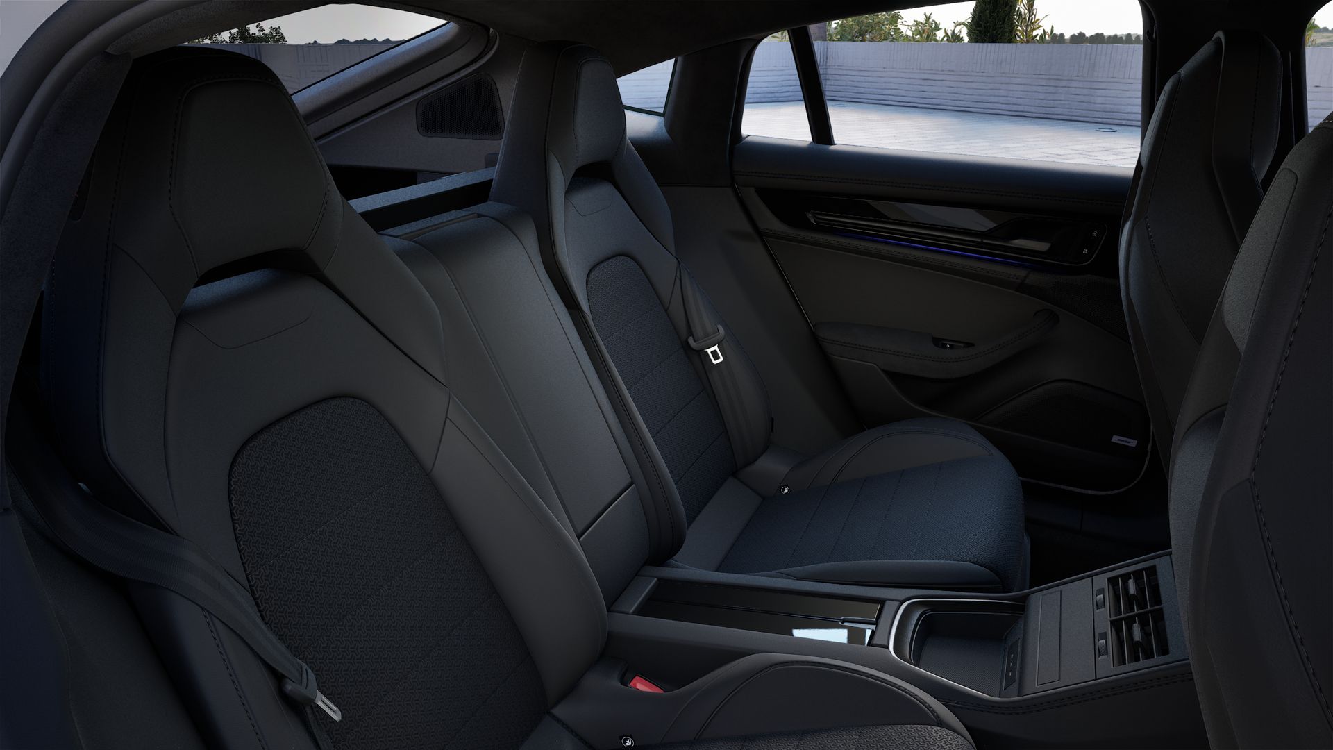 Vista interior do Panamera GTS