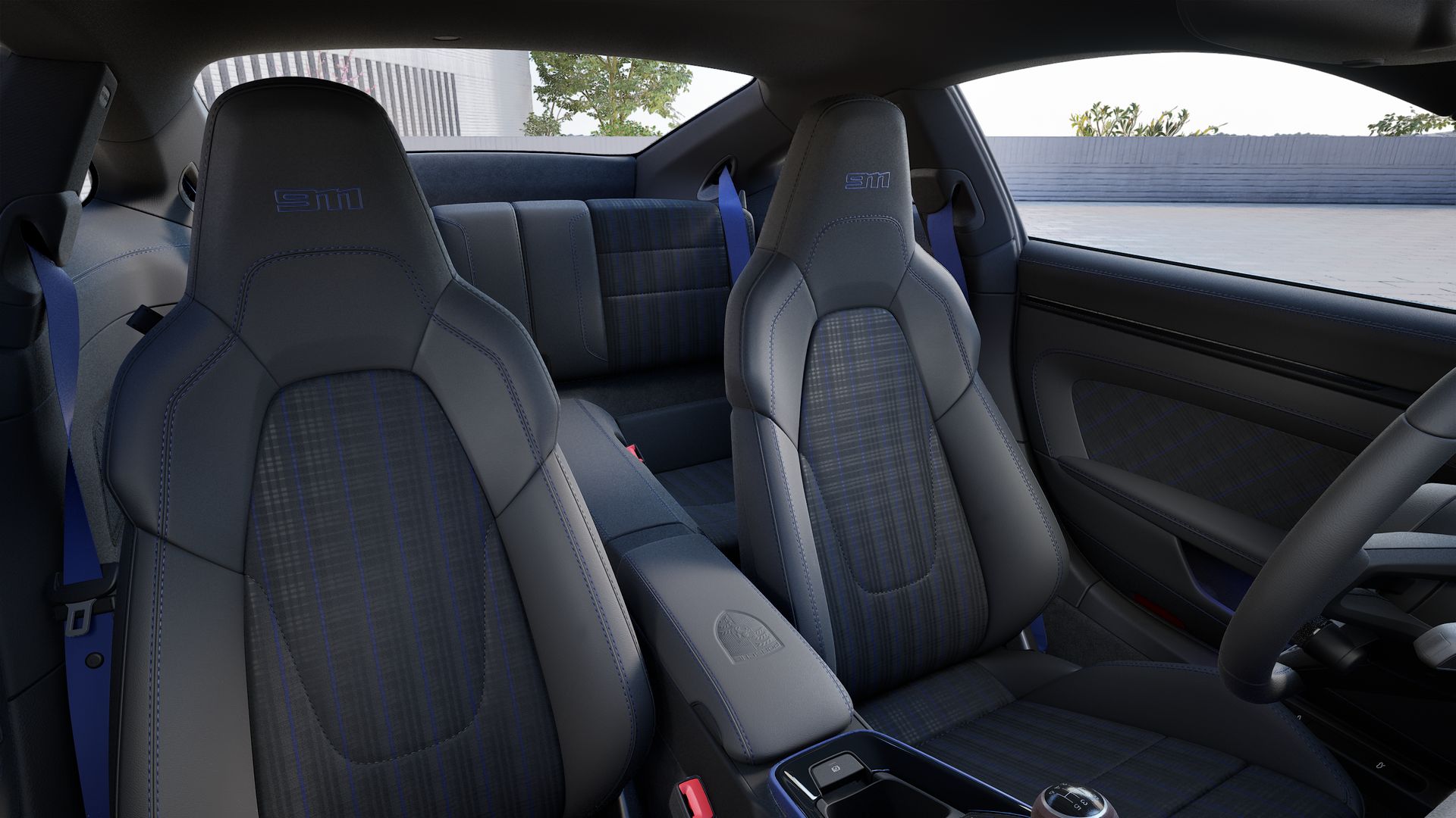 911 Carrera T interior view