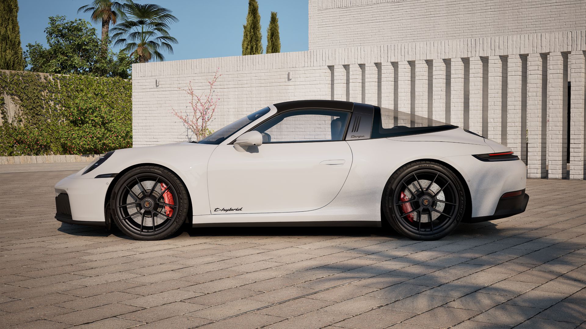 911 Targa 4 GTS side view