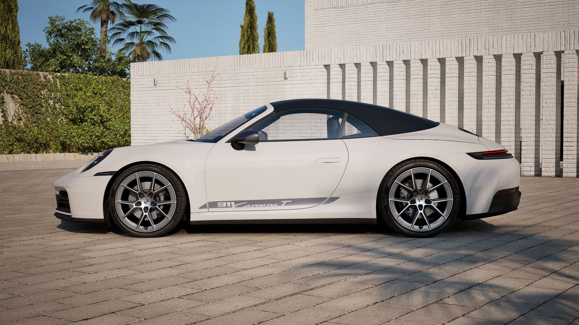 911 Carrera T Cabriolet pogled sa stranе