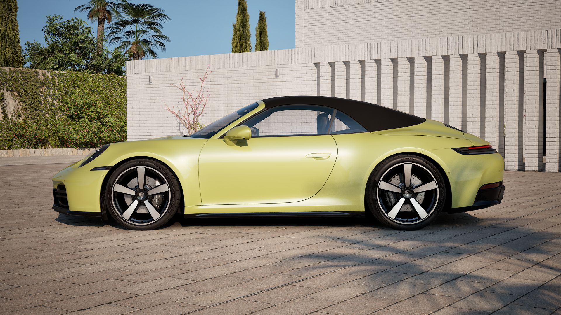 911 Carrera Cabriolet pogled sa stranе