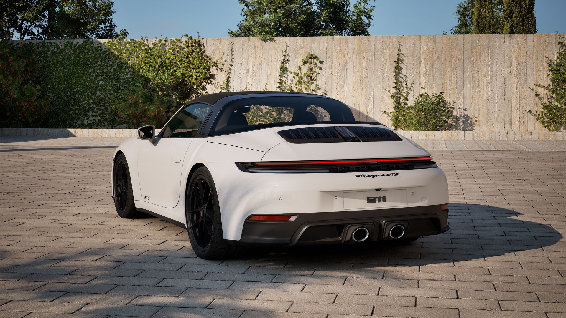 911 Targa 4 GTS pogled od nazad