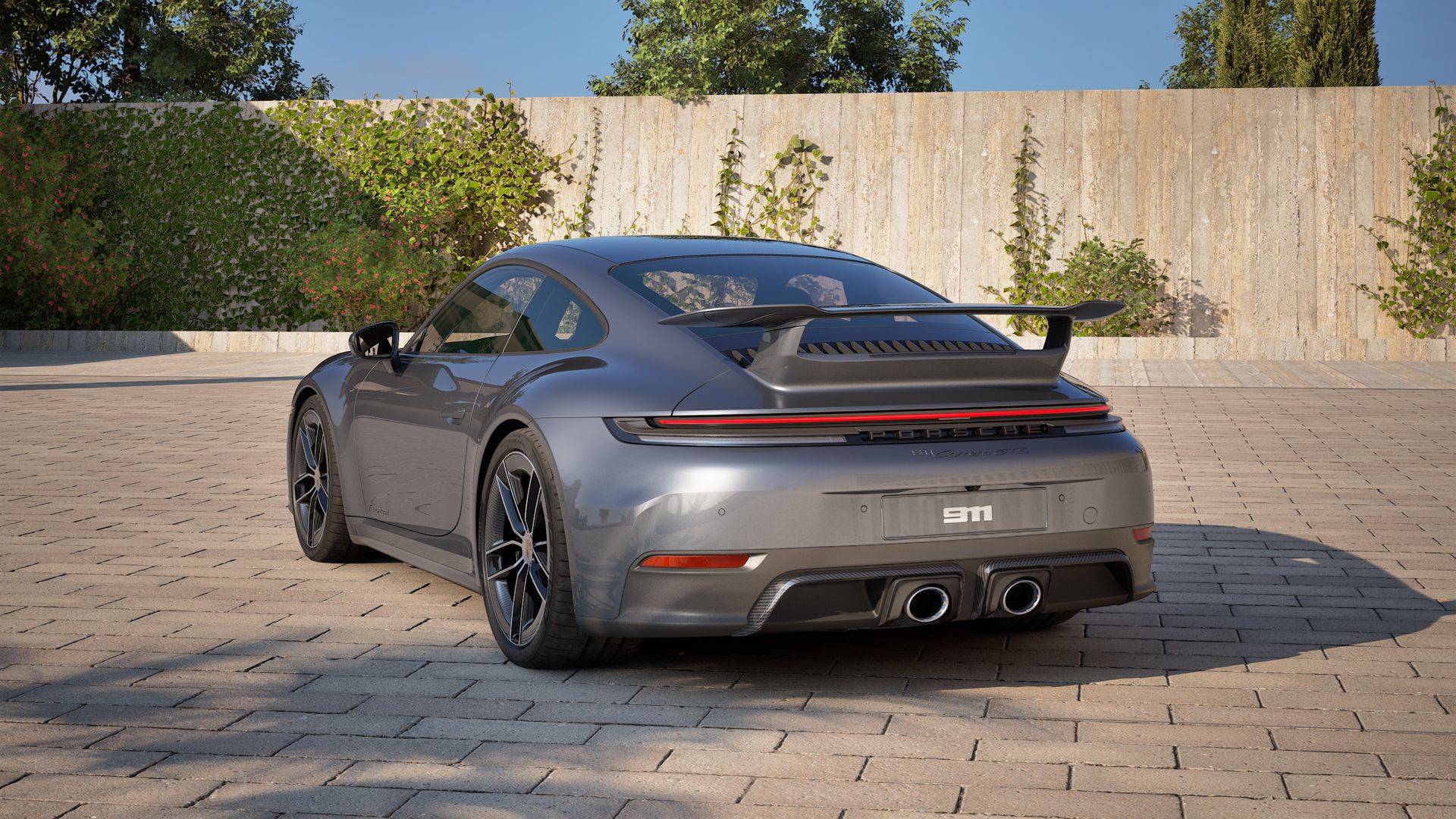 911 Carrera GTS back view