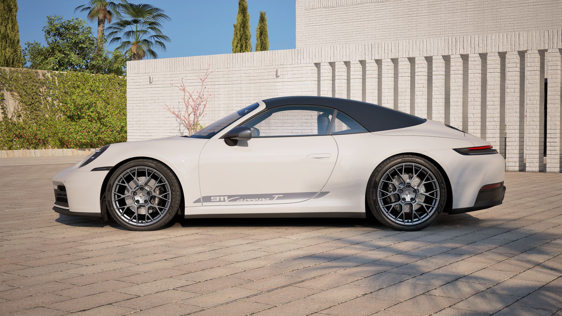 911 Carrera T Cabriolet side view