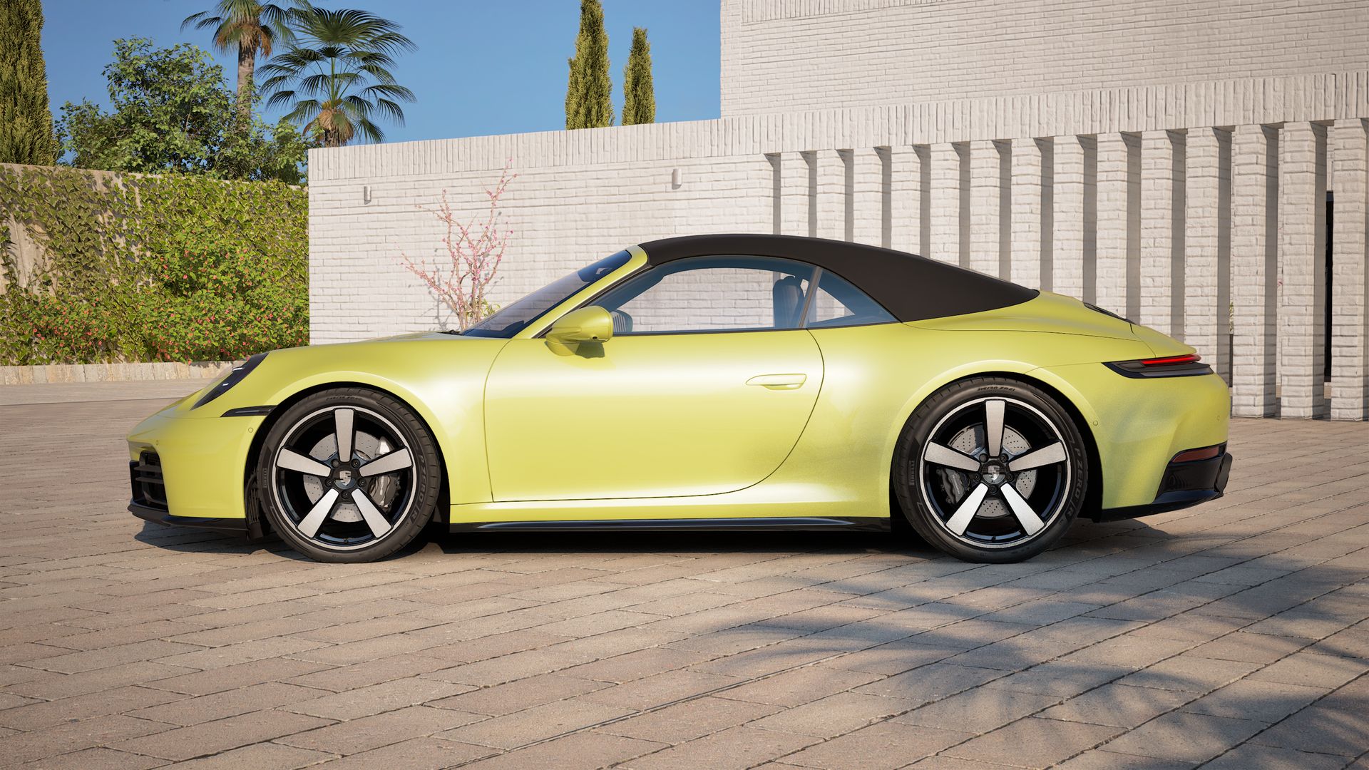 911 Carrera Cabriolet side view