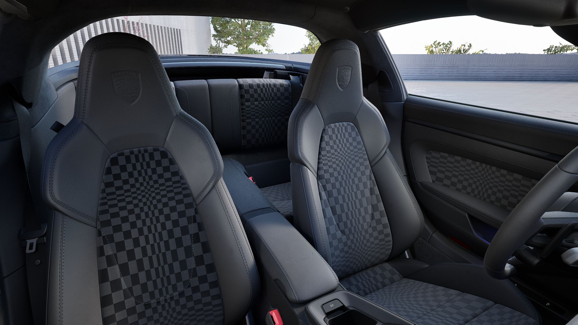 911 Targa 4 GTS interior view