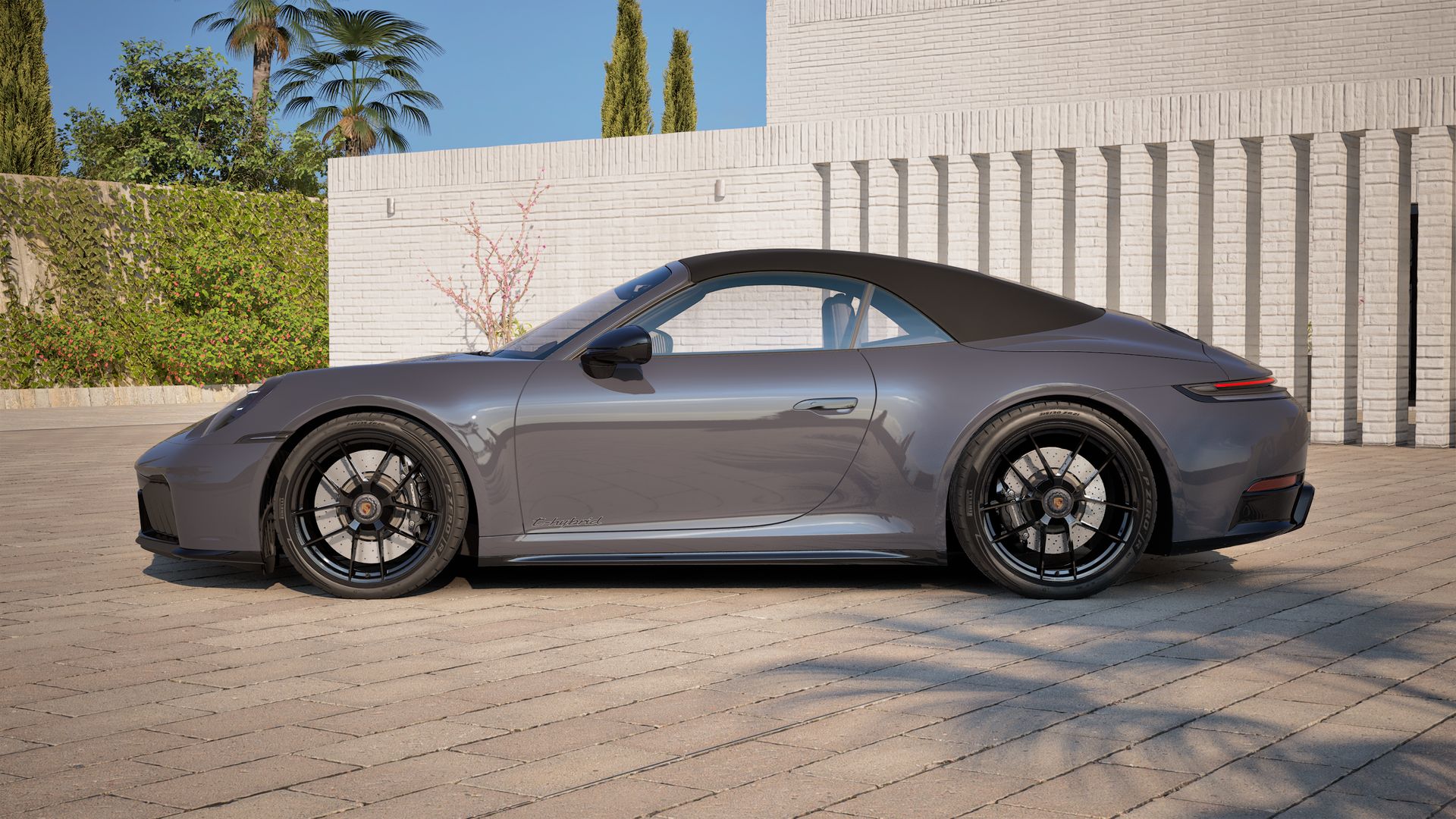 911 Carrera 4 GTS Cabriolet side view