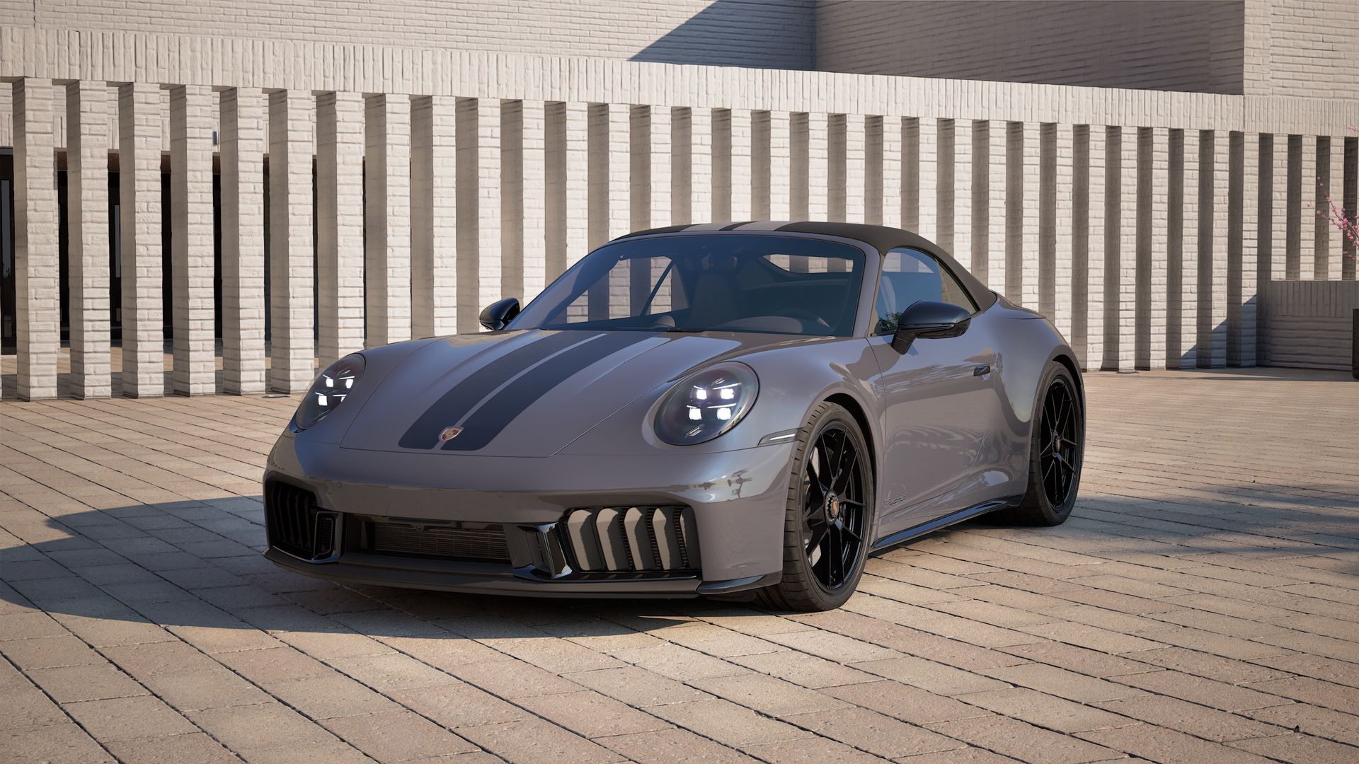 911 Carrera 4 GTS Cabriolet front view