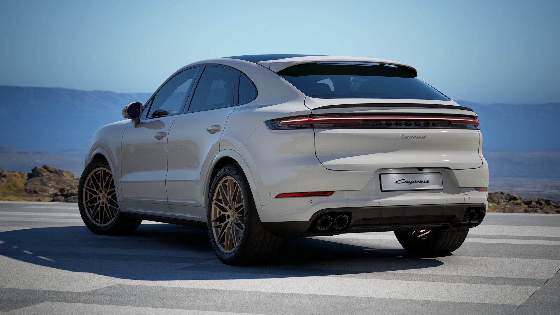 Cayenne S Coupé back view