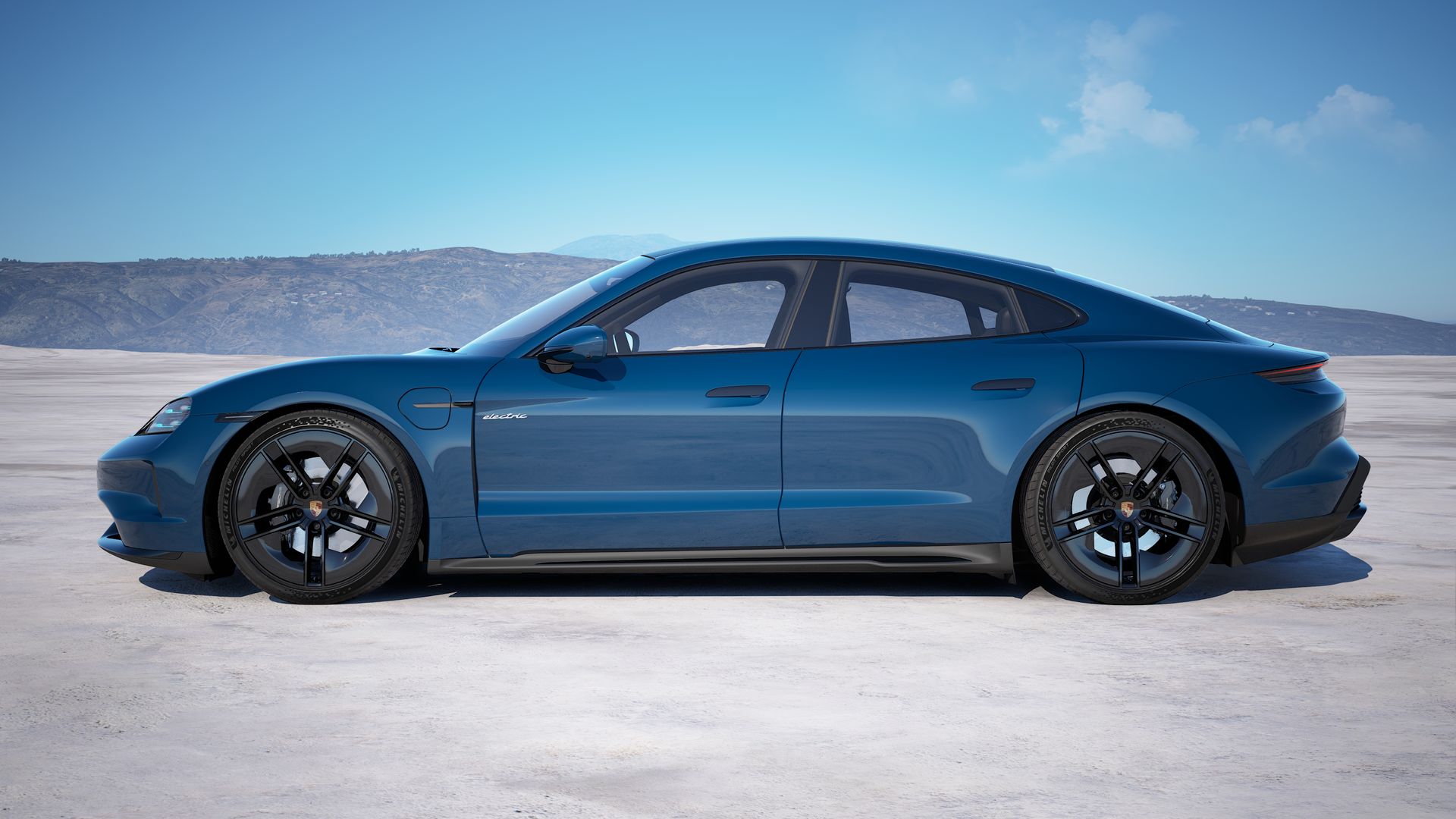 Taycan 4S side view