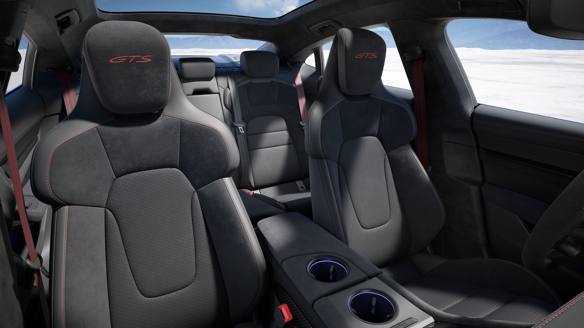 Taycan GTS interior view
