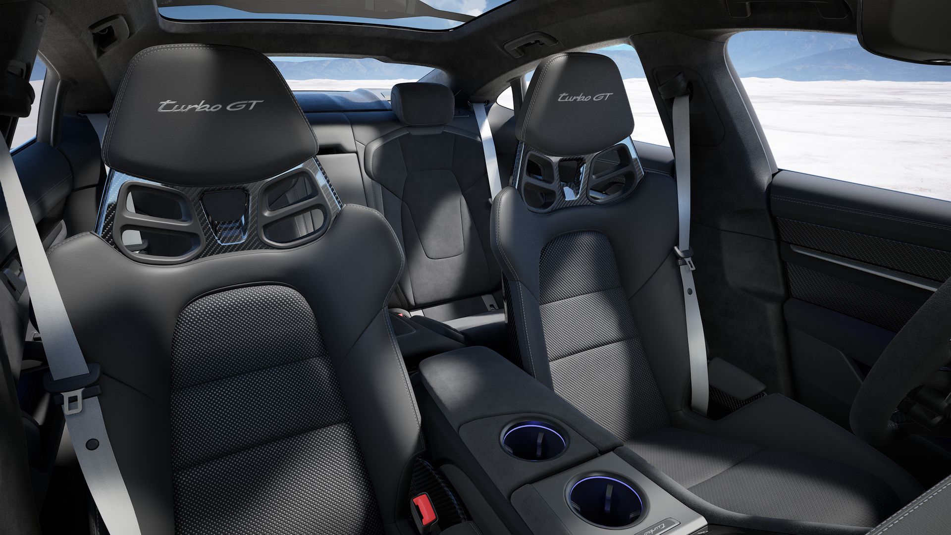 Taycan Turbo GT interior view