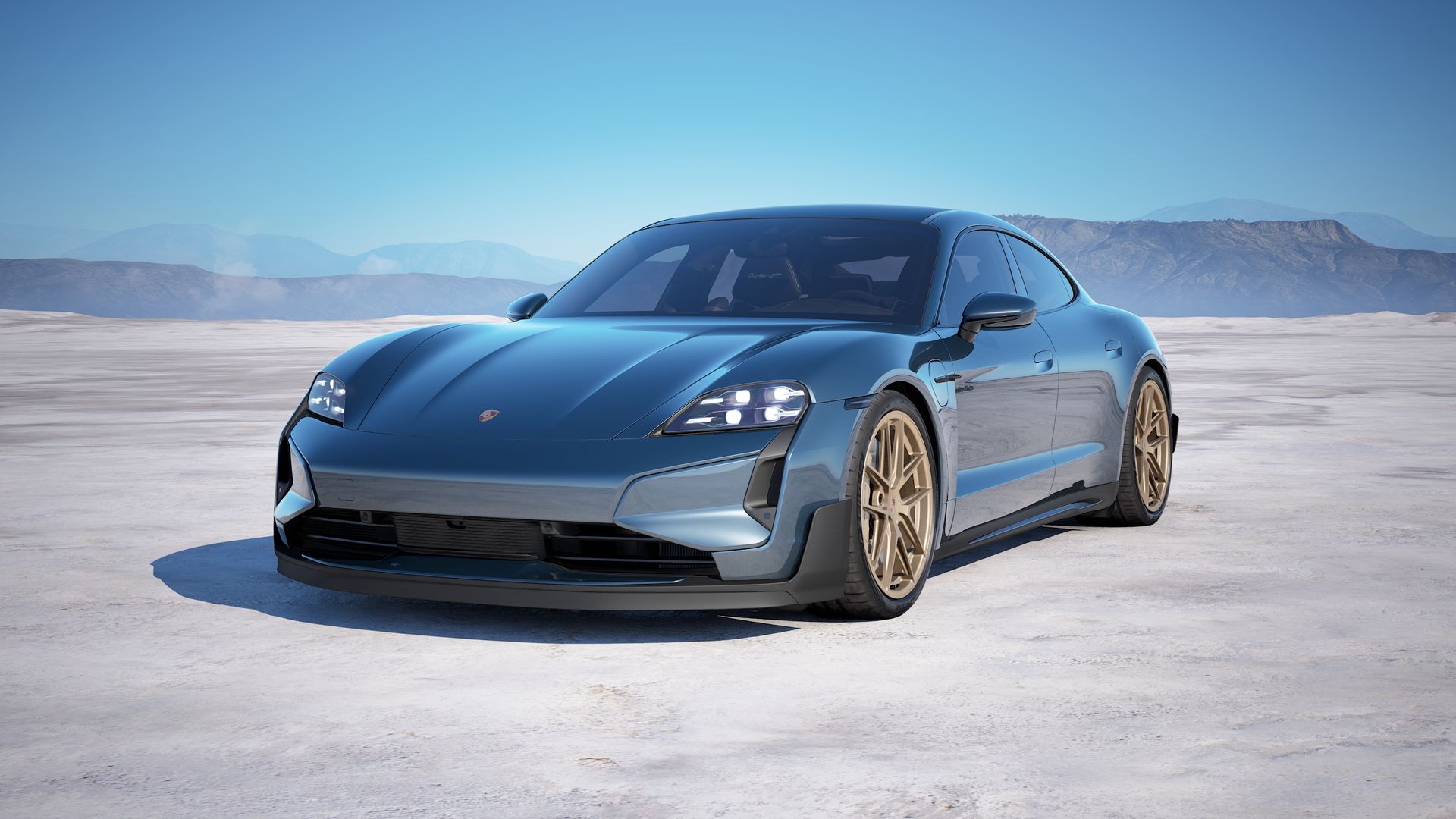 Taycan Turbo GT front view