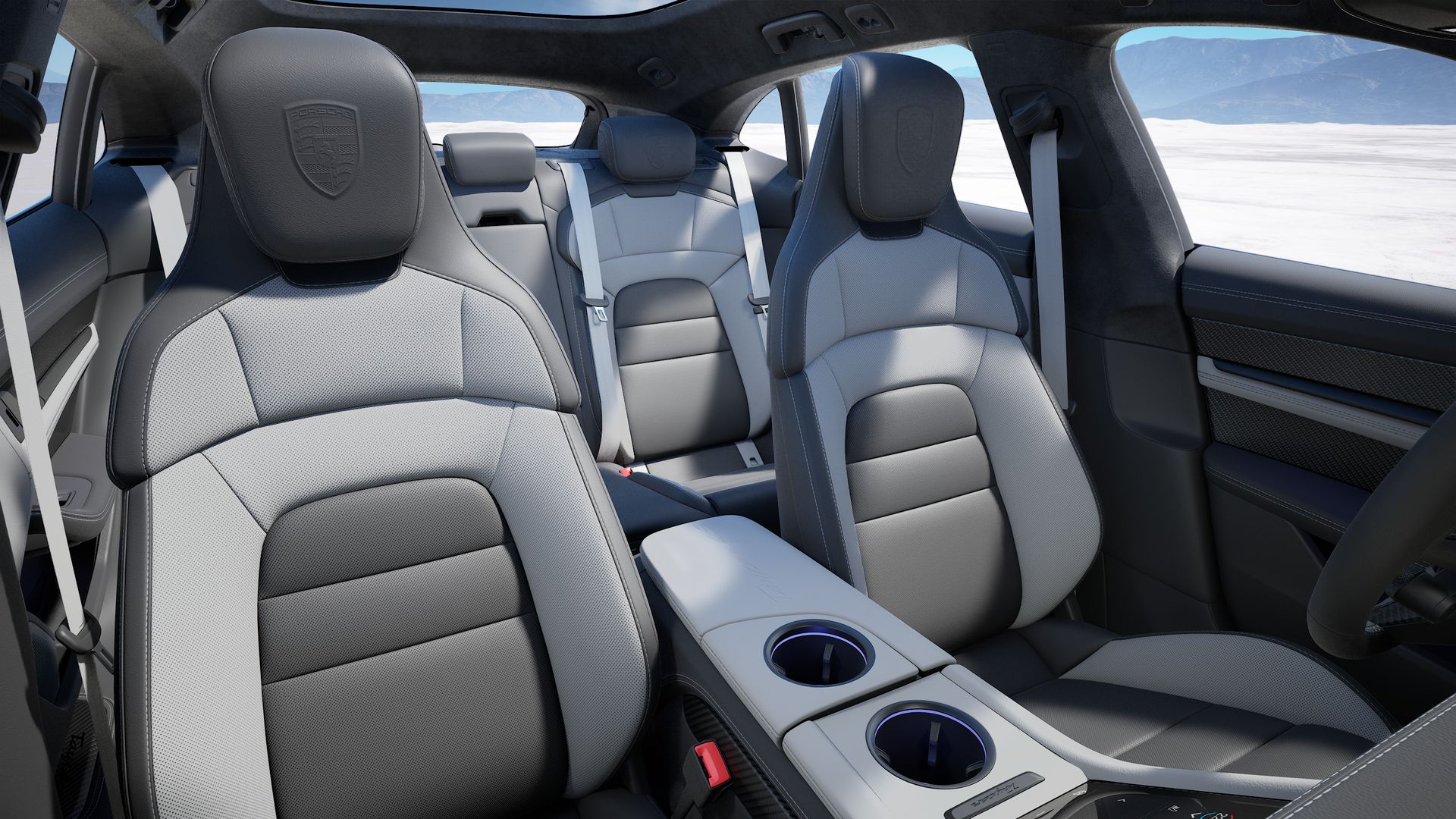 Taycan 4S Cross Turismo interior view