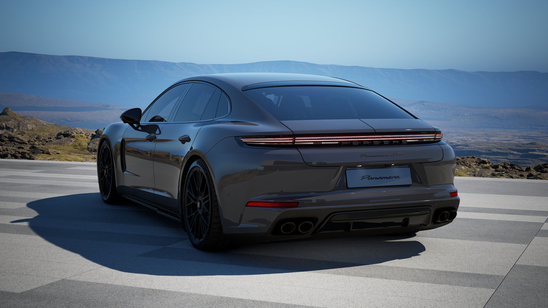 Panamera GTS back view