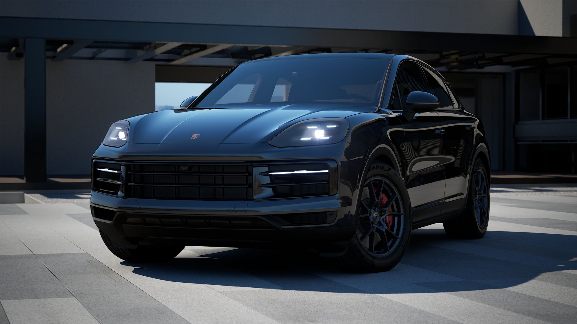 Cayenne S Coupé vy framifrån