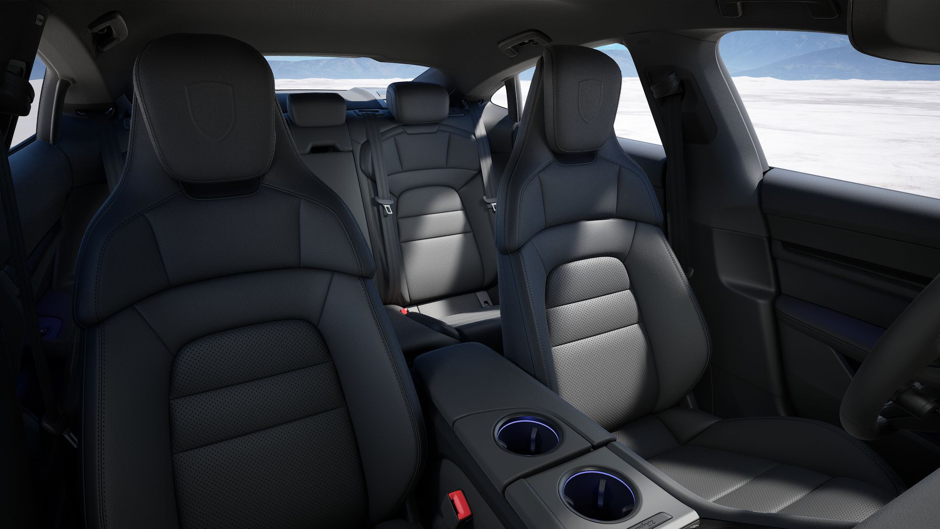 Taycan 4 interior view