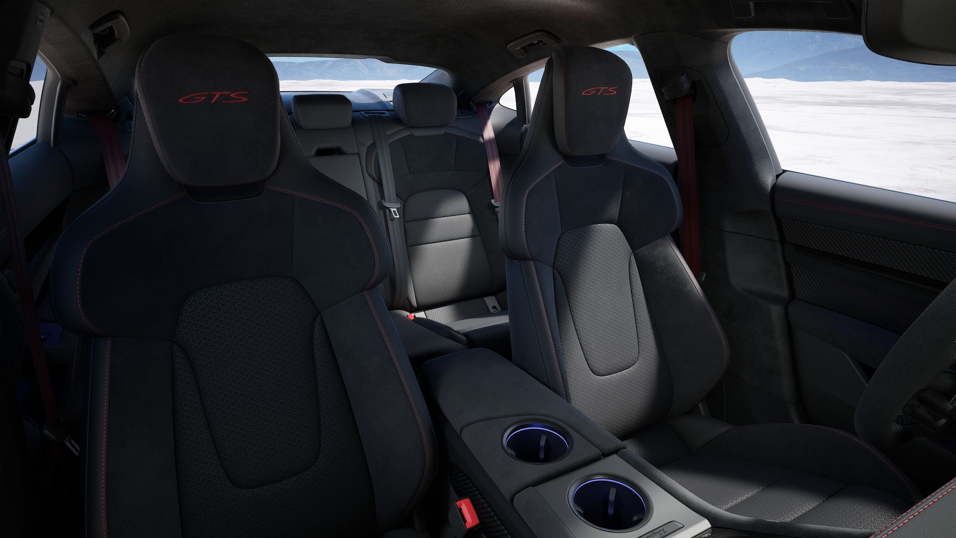 Taycan GTS interior view