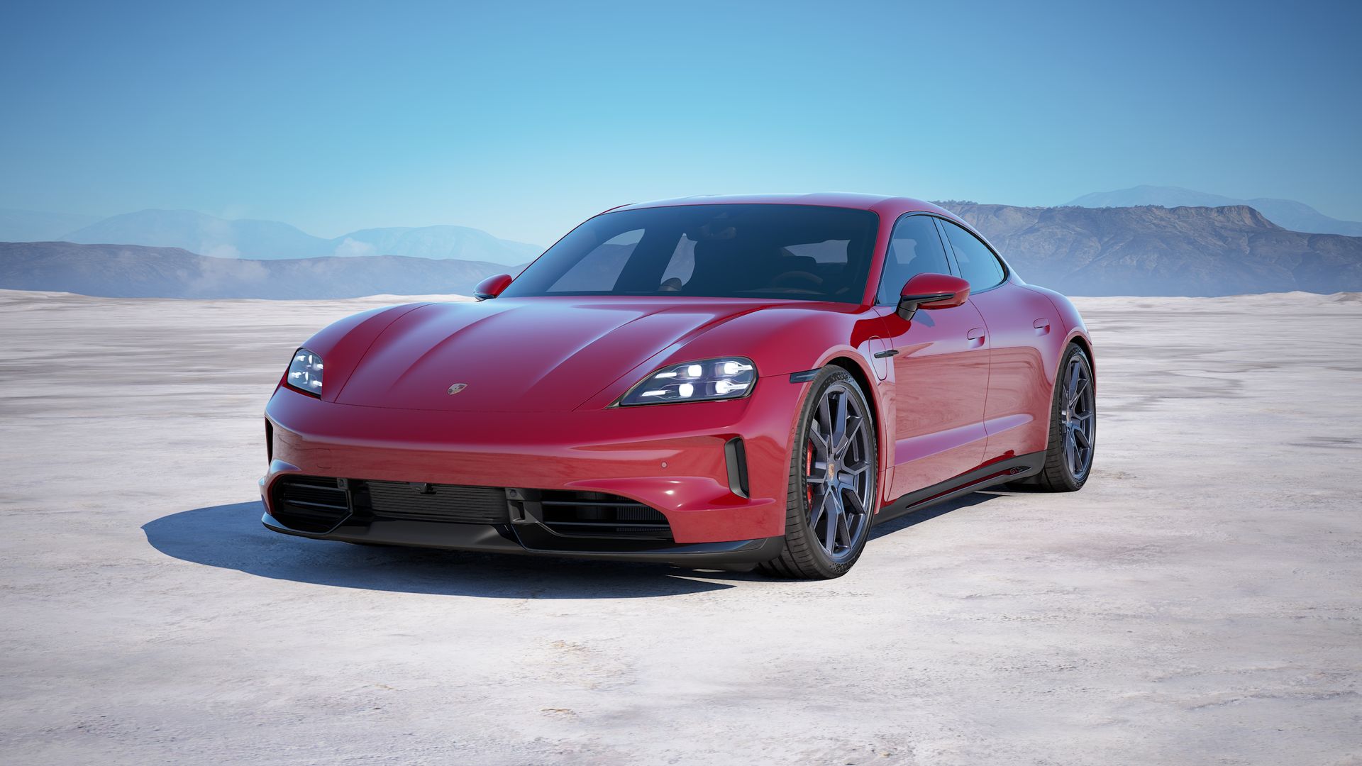 Taycan GTS front view