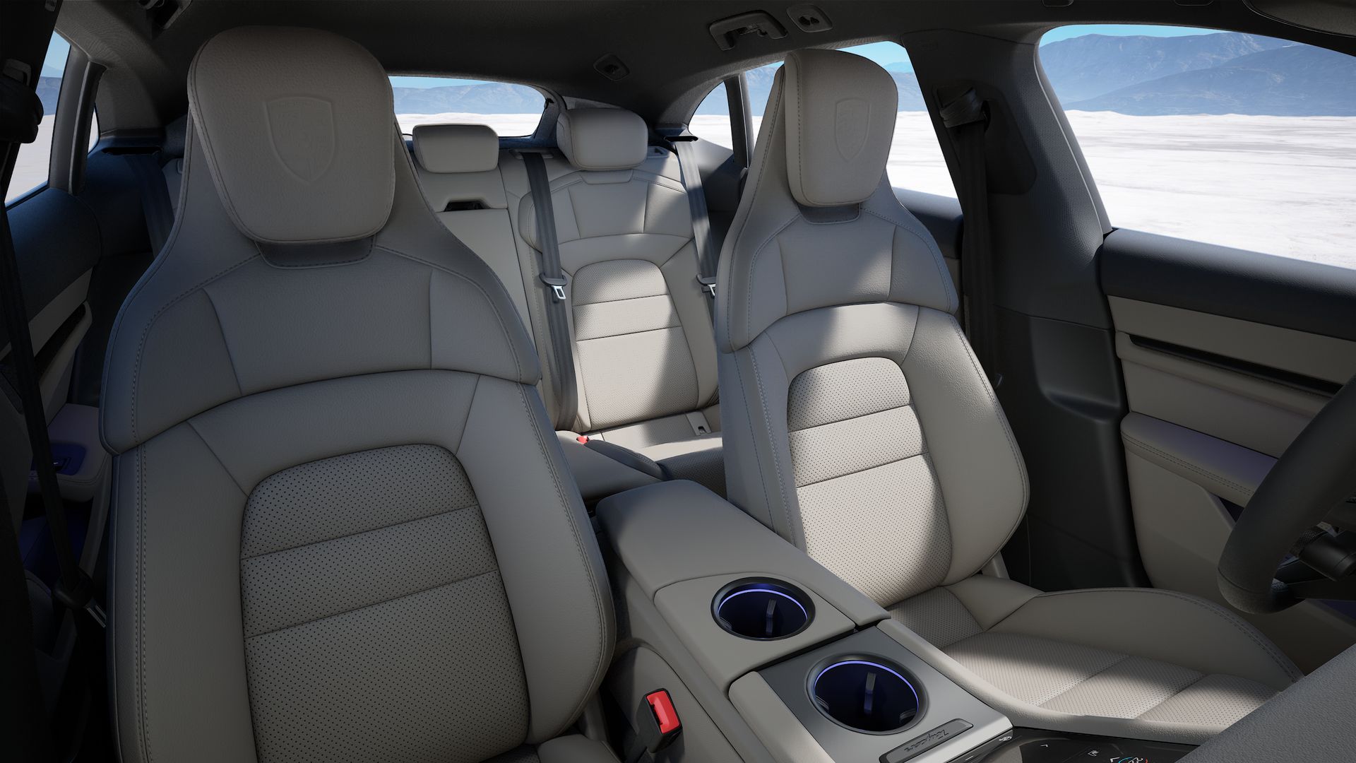Taycan 4S Cross Turismo interior view