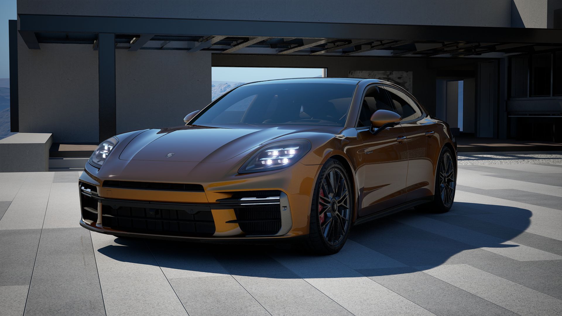 Panamera Turbo E-Hybrid front view