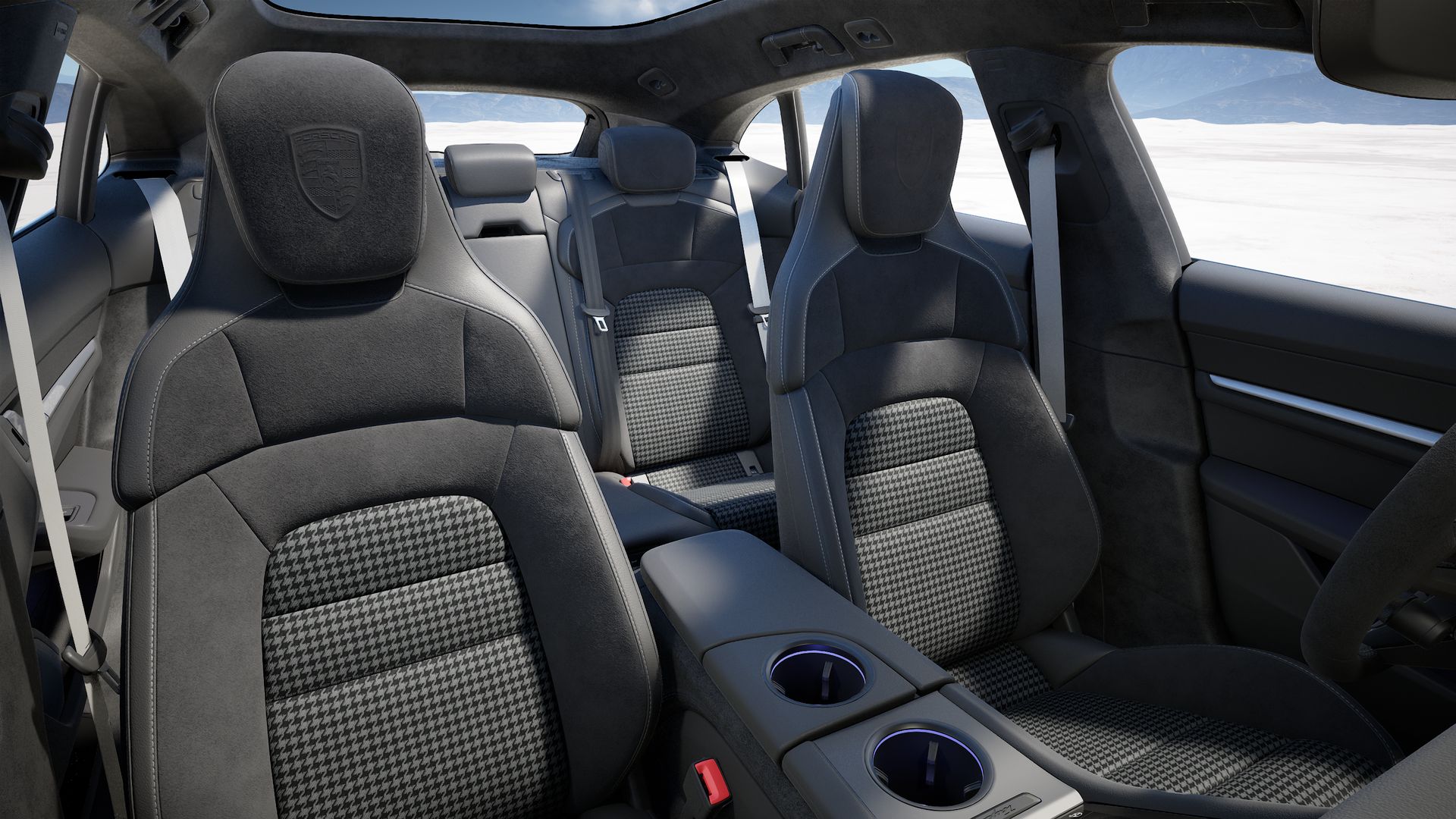Taycan Sport Turismo Pohľad do interiéru